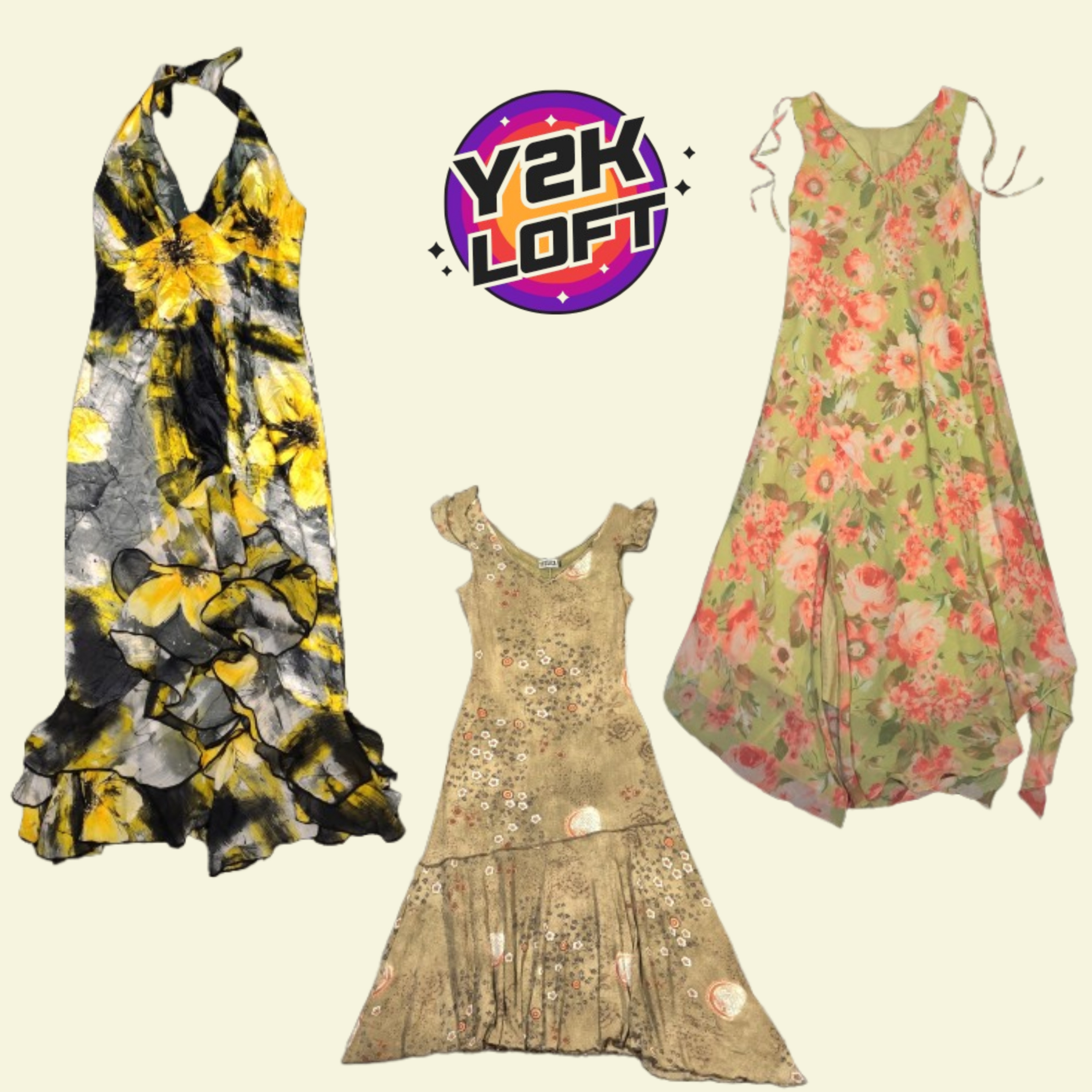 Y2K Grunge Fairycore Dresses