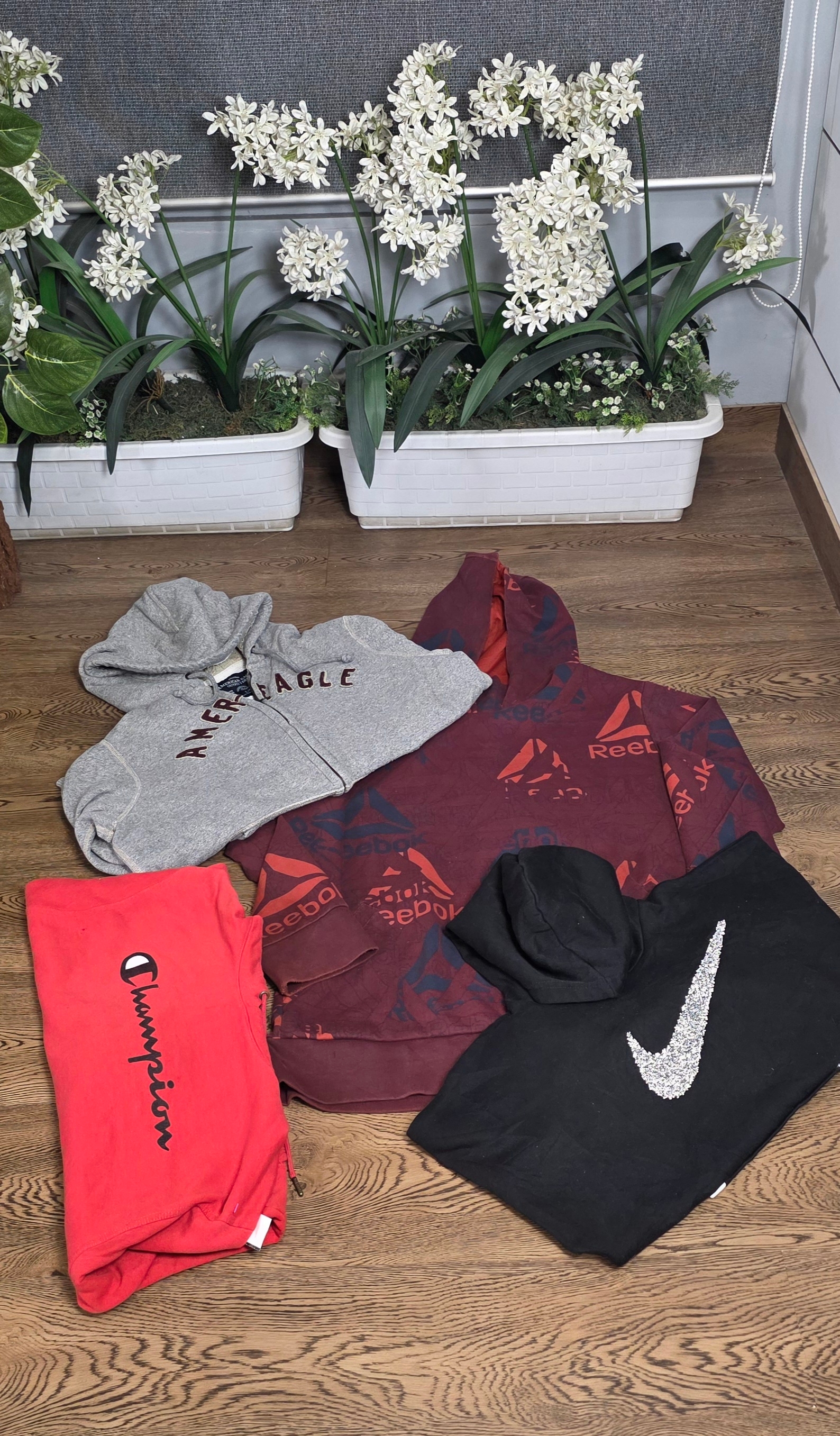 Mix branded hoodies
