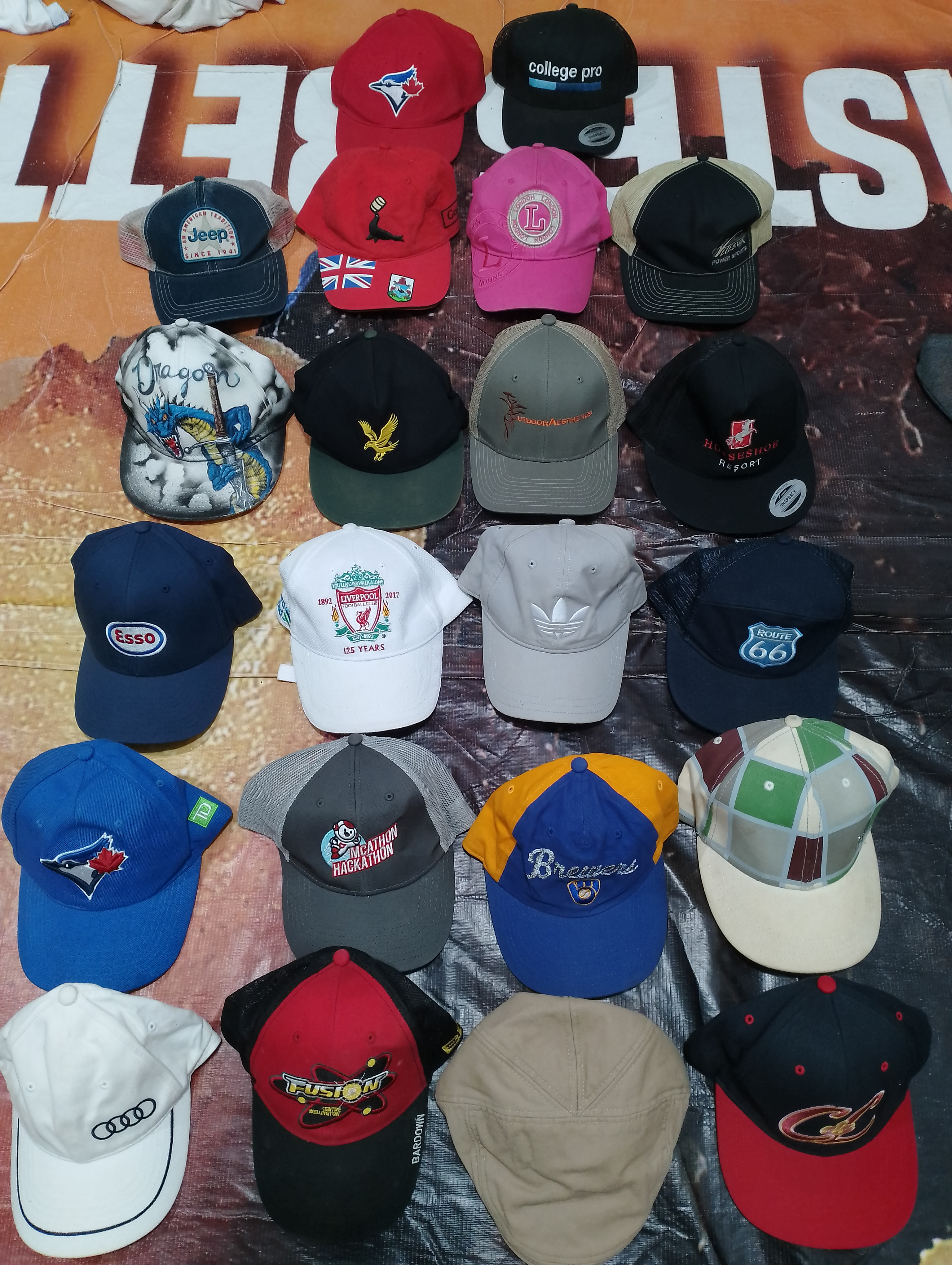 Men's mix caps