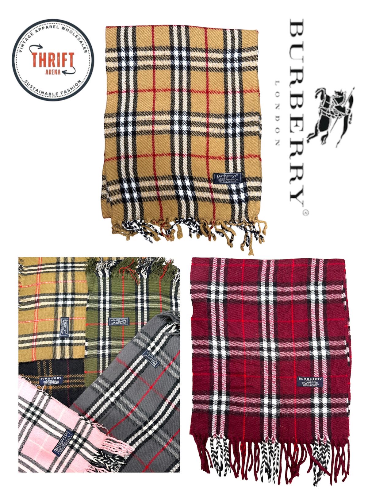 T1376 Écharpes Burberry 🧣