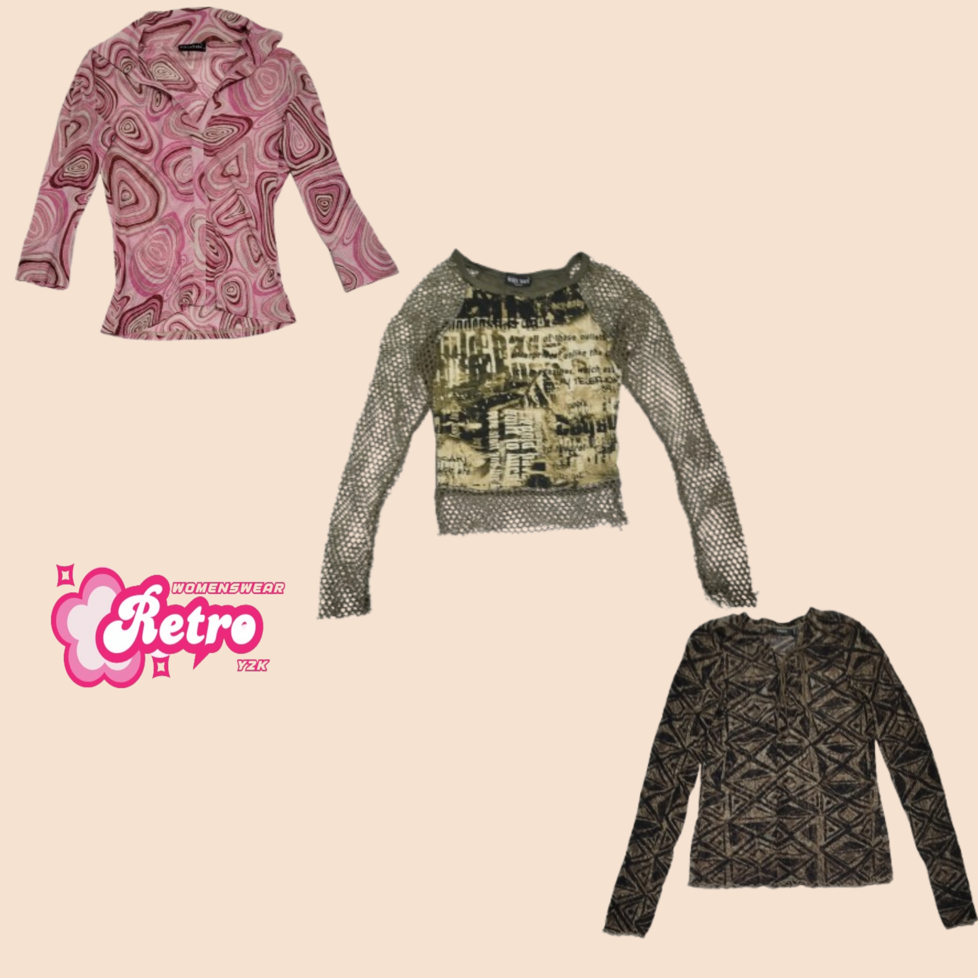 Y2K Grunge FairyCore Langarmshirt