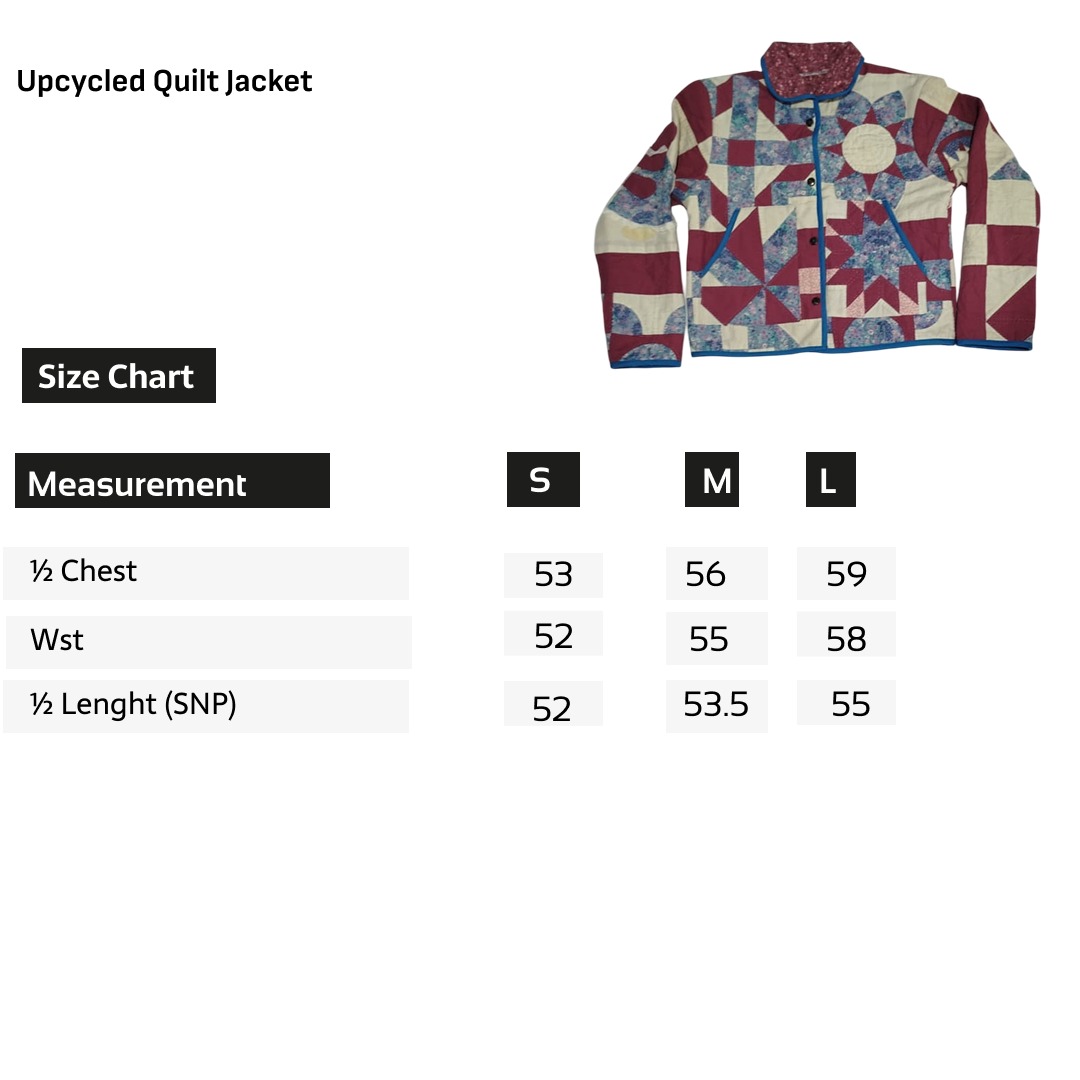SS25 Upcycled Quilt Jacket