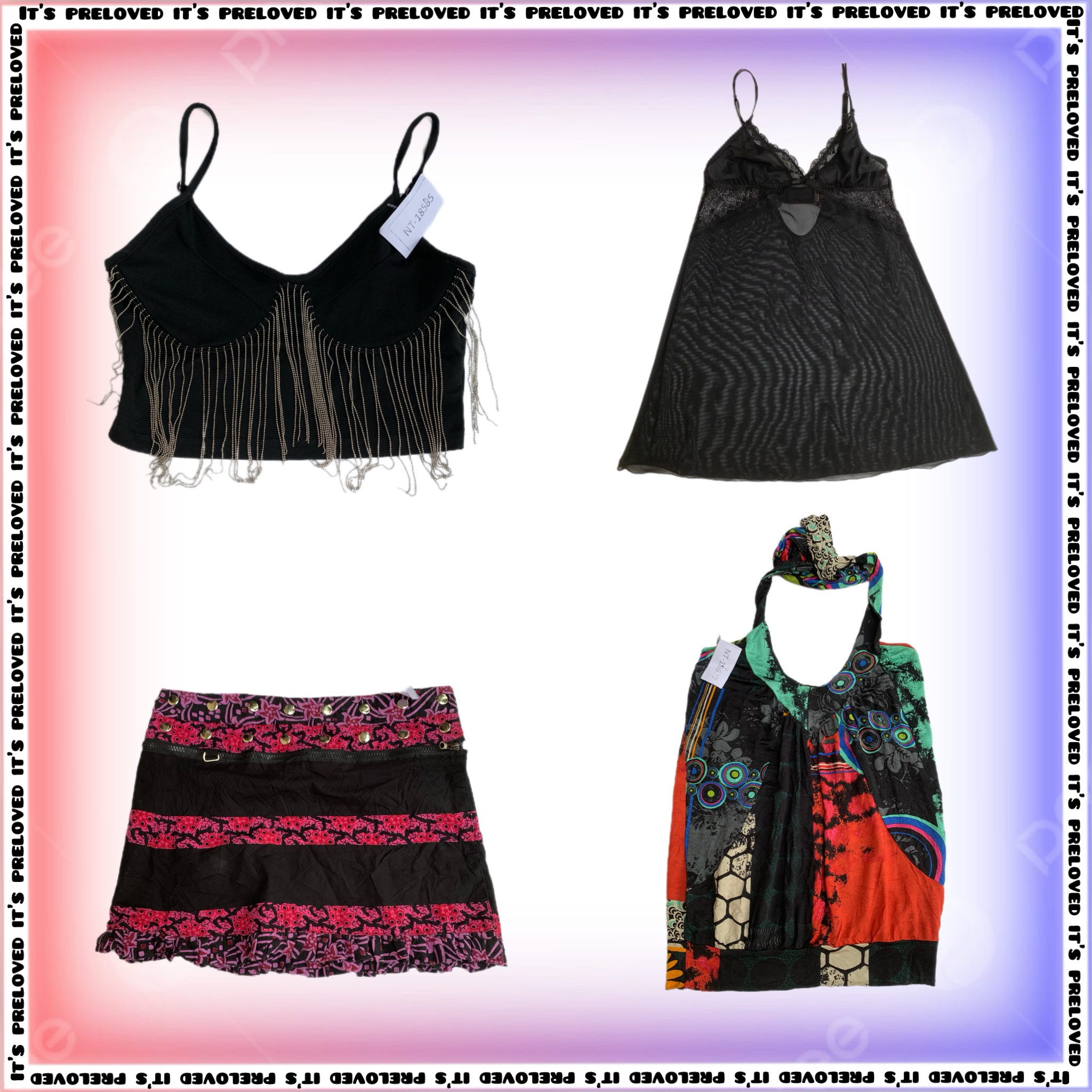 Festival-Saison Essentials: Oberteile, Röcke, Kleider (SS-1208)