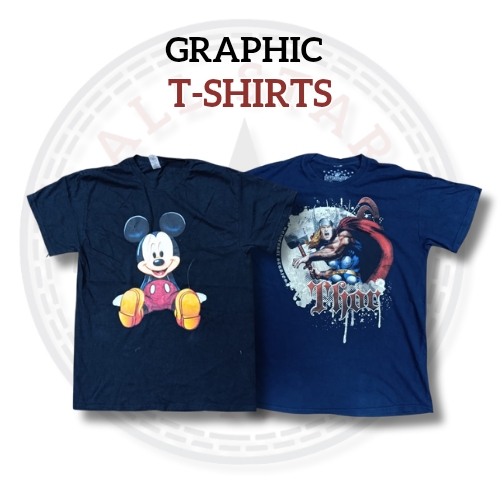 T-shirts graphiques mixtes