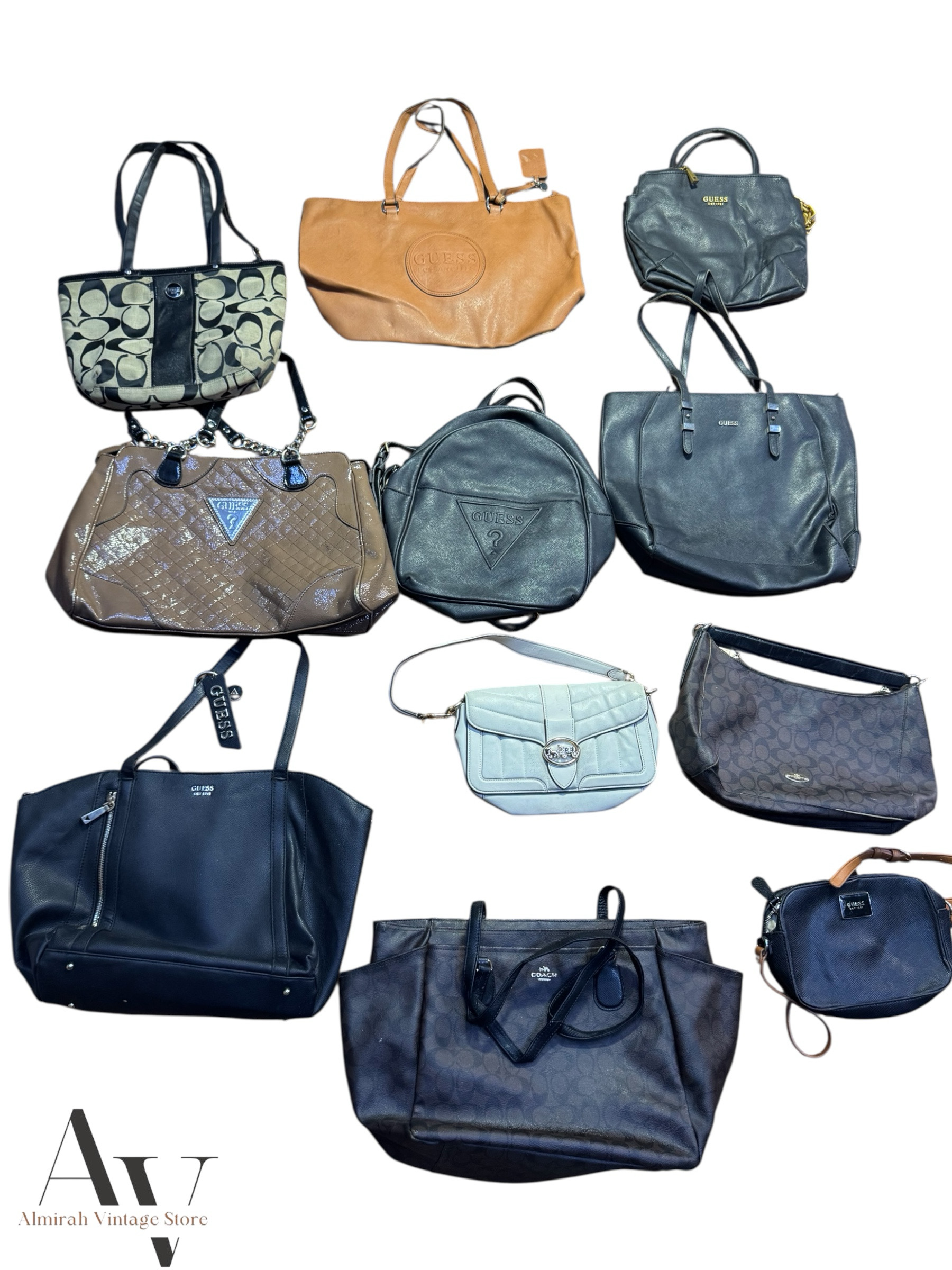 VINATGE COACH AND GUESS BAGS