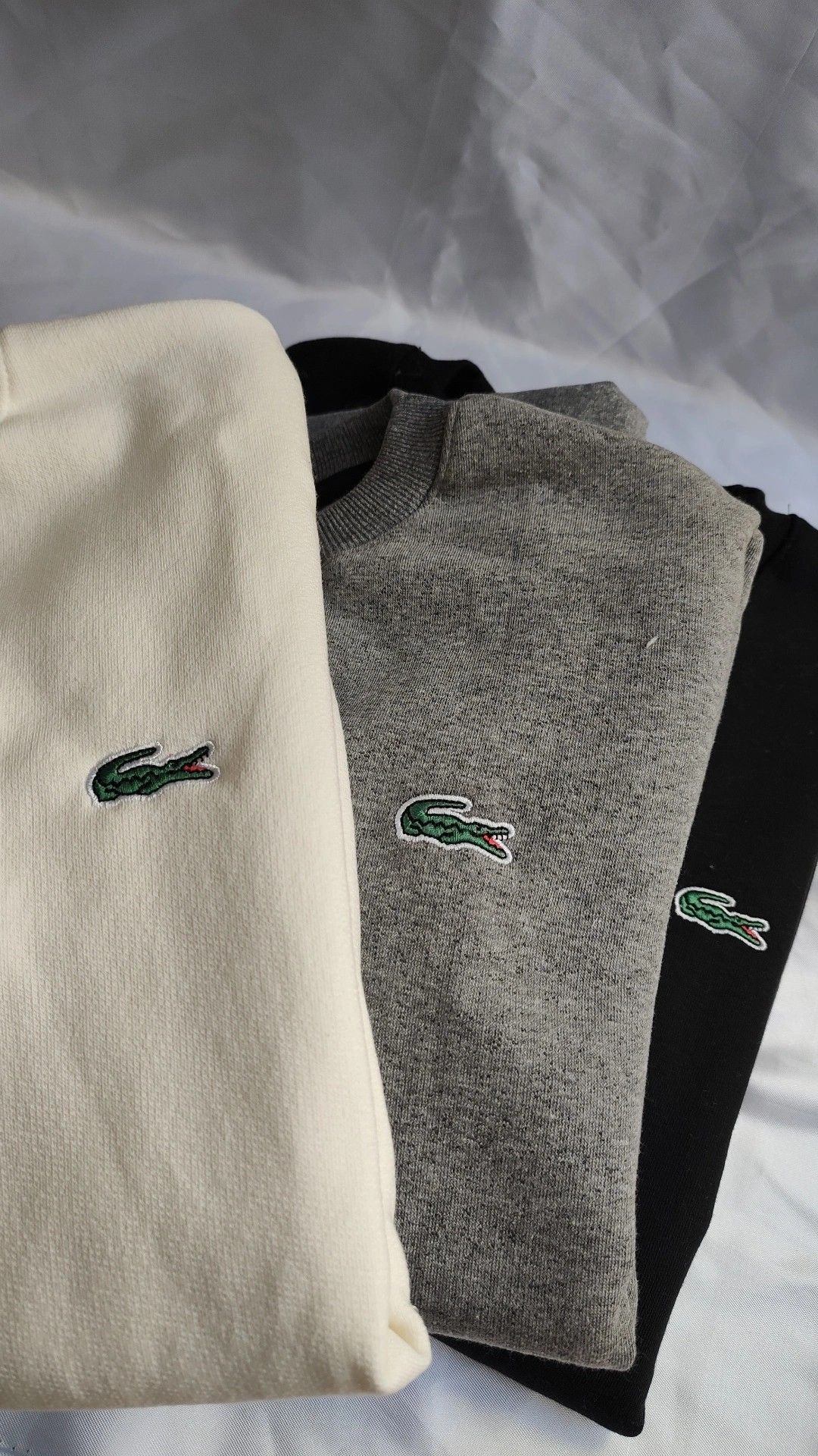 Suéteres pesados de gola redonda Lacoste