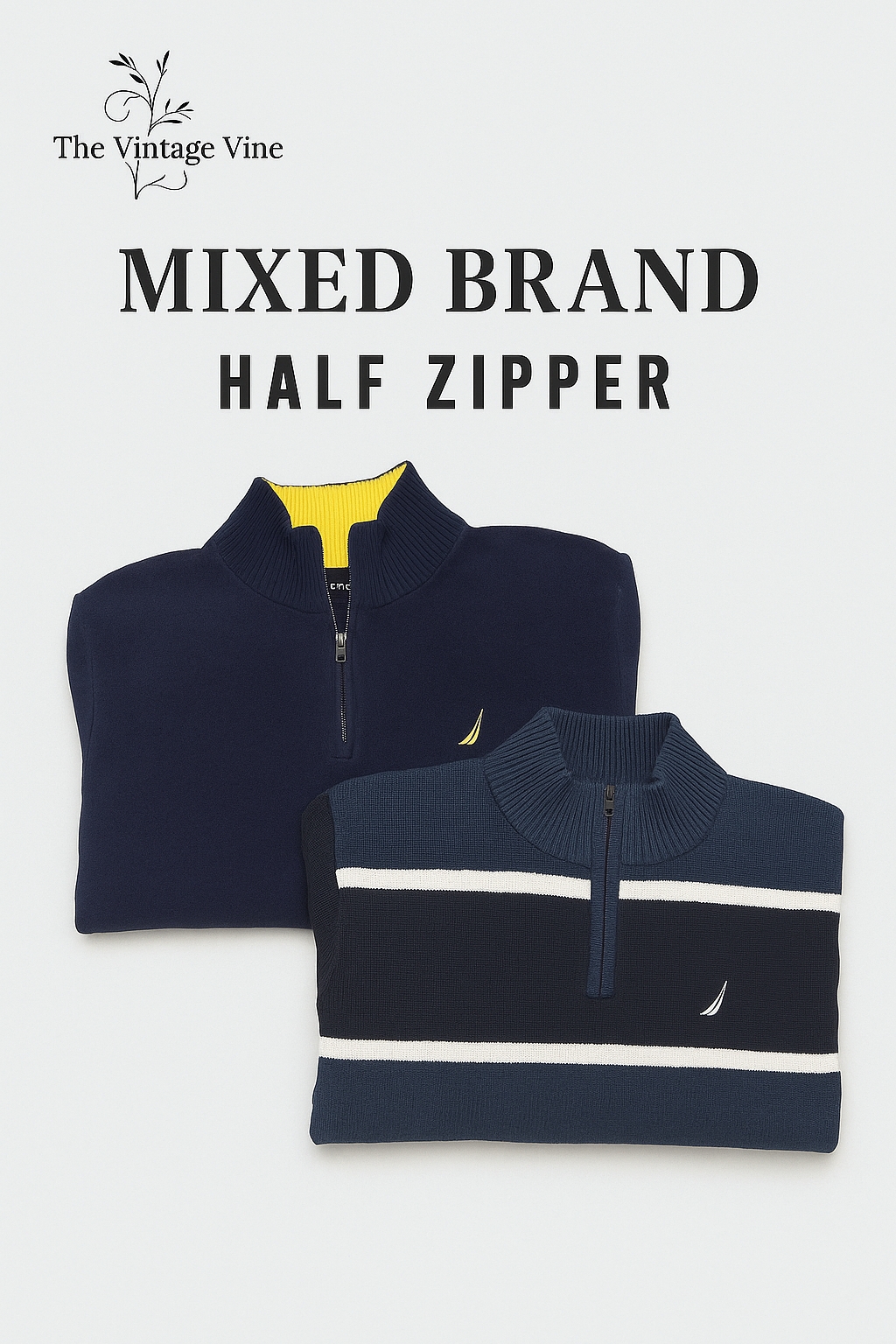 Mix di marca mezza zip: Nautica, Tommy & gap