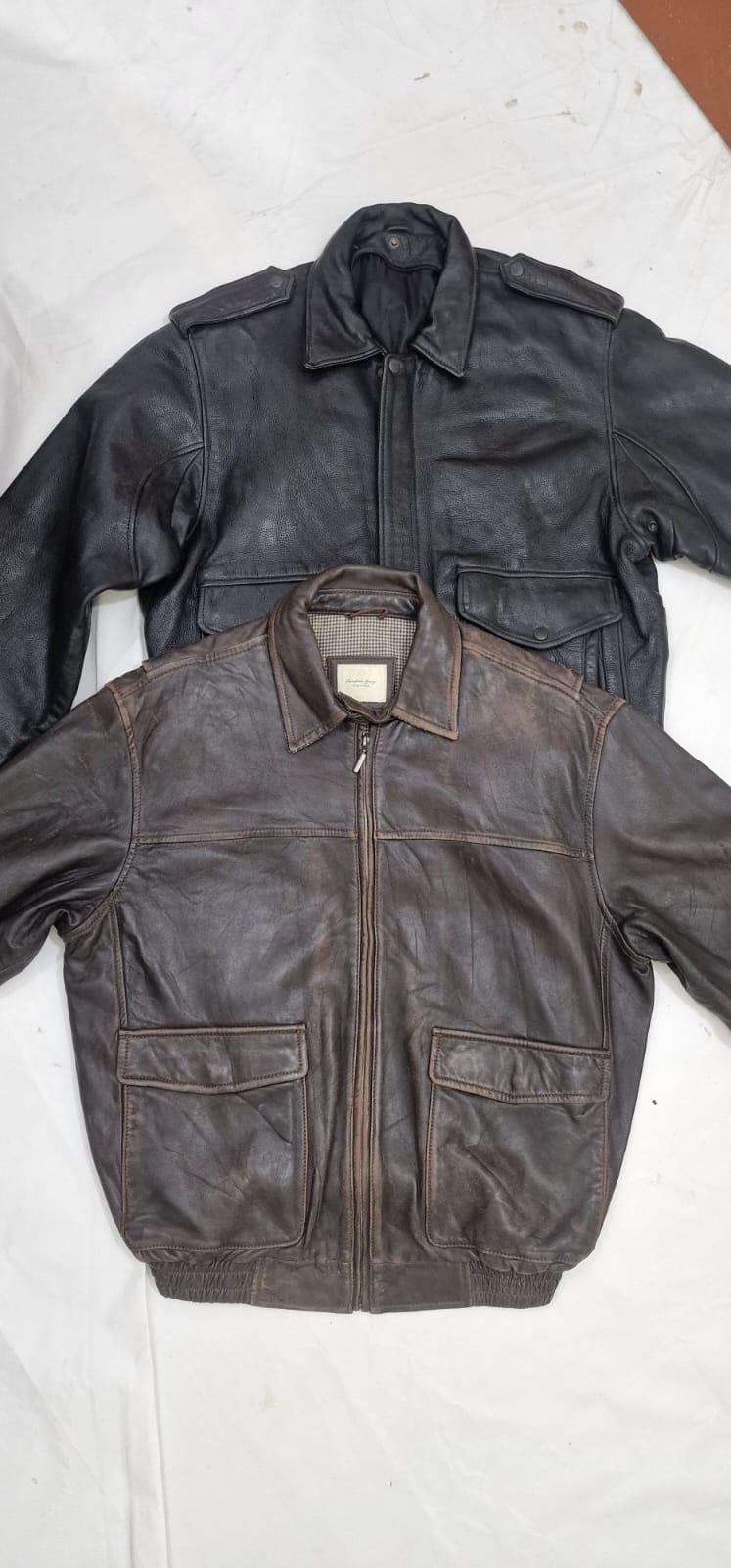 Vintage Herren Bomberlederjacken