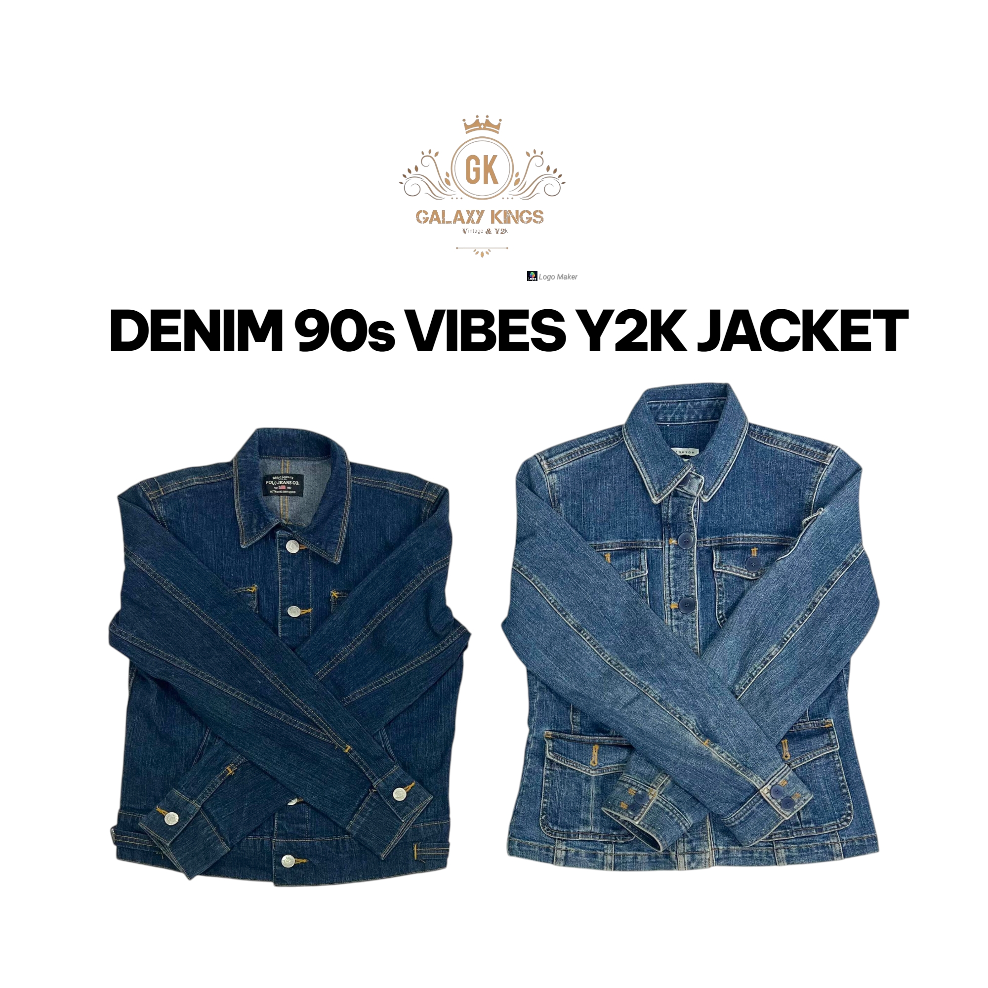 Giacca Denim Vibes Anni '90 Y2K