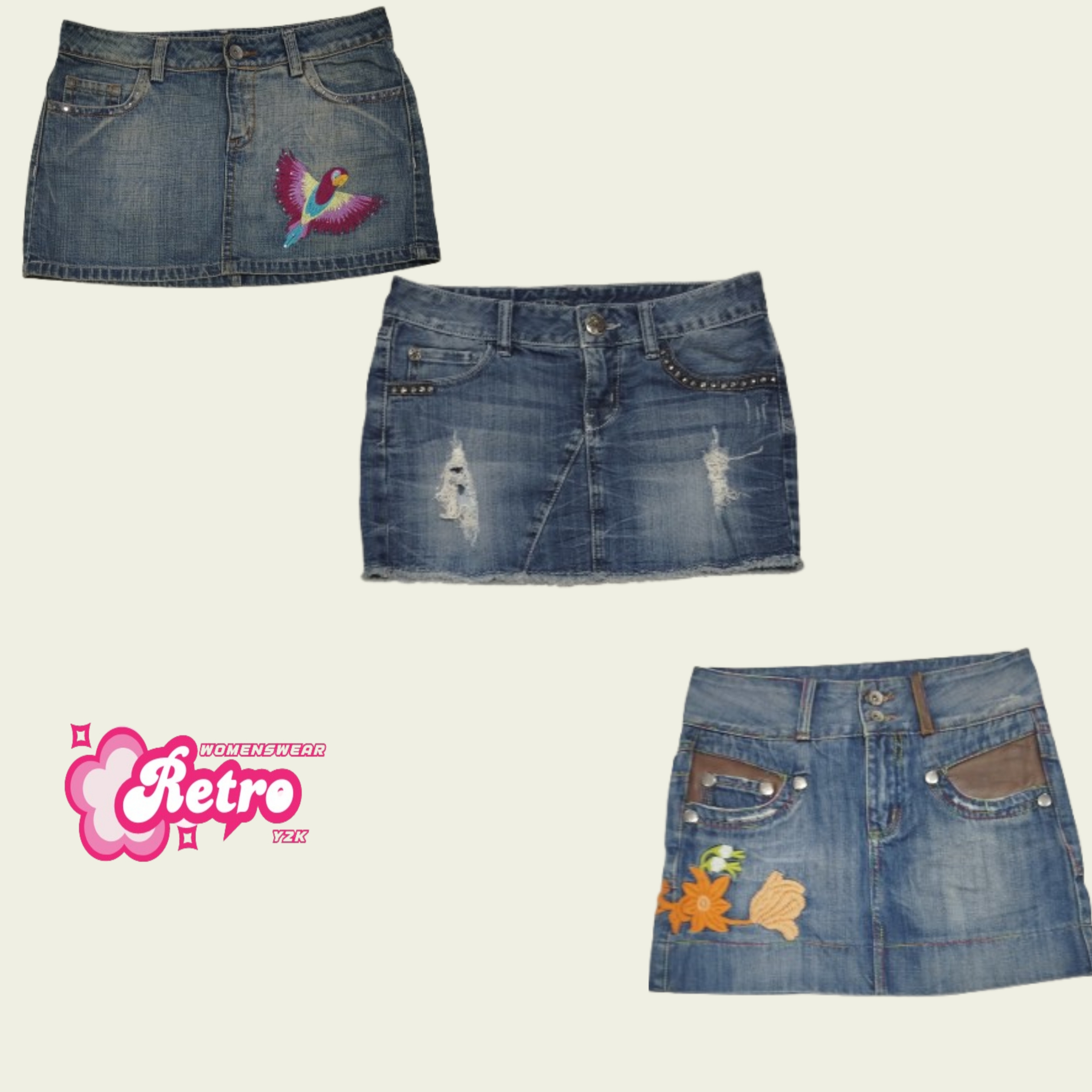 Y2K IT Girl Denim Mini Skirt (Sep-19)