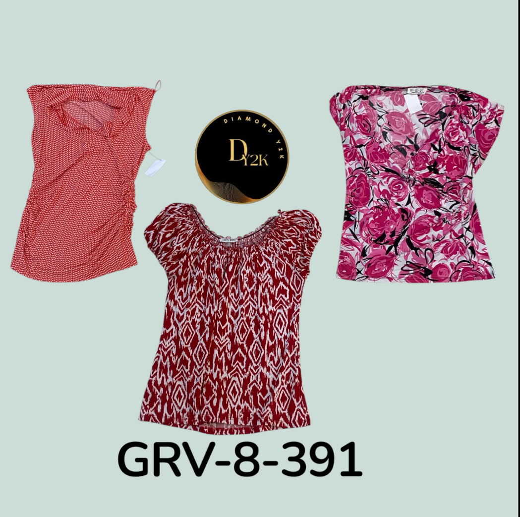 Trendy Printed Blouse – Short Sleeves, Premium Quality Fabric