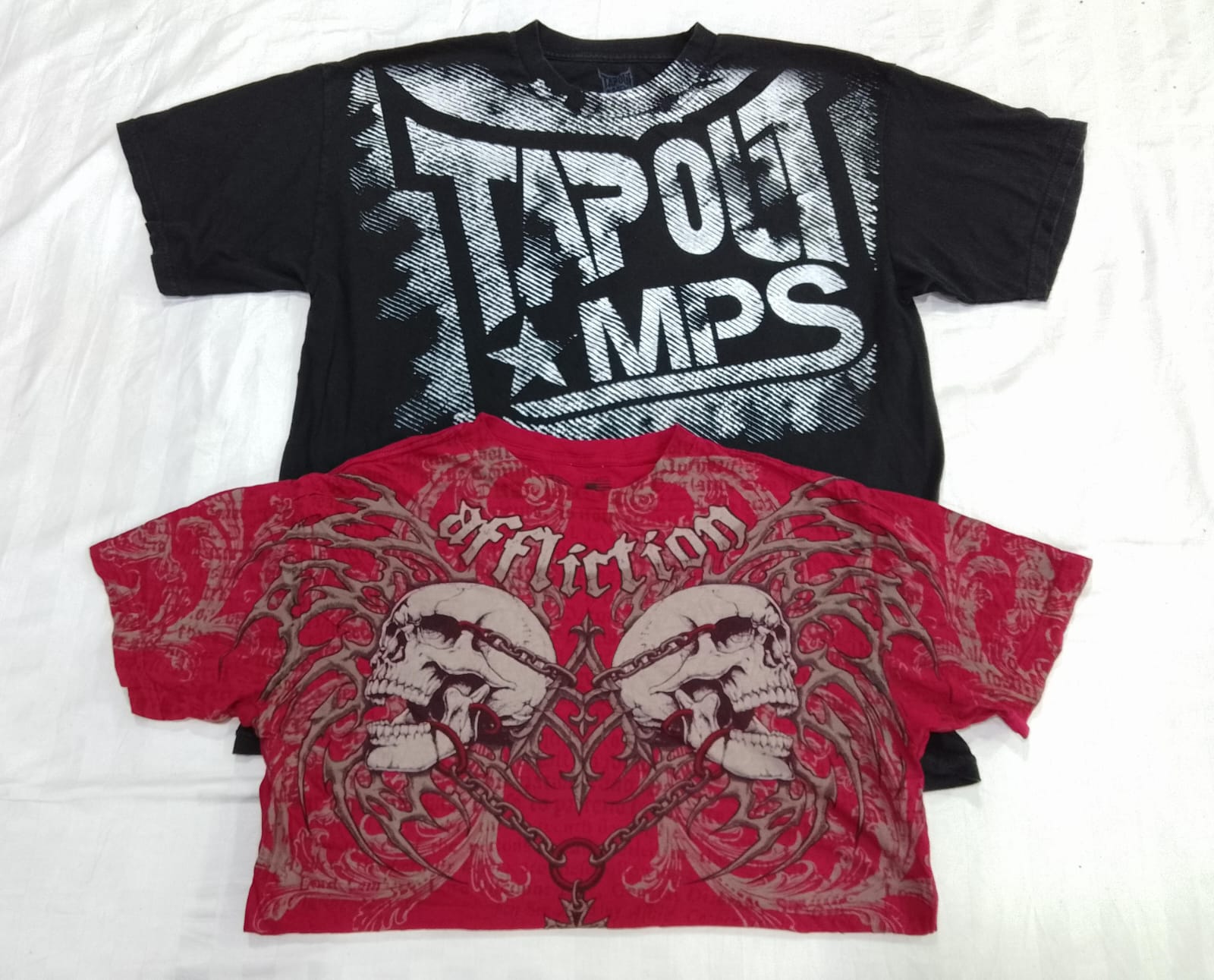 CR5046 Vintage Skull Grunge T-Shirts