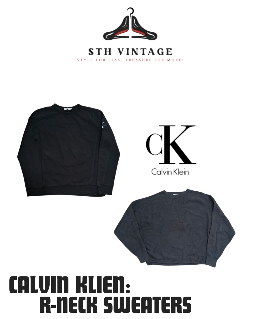 Calvin Klein Round Neck Sweaters