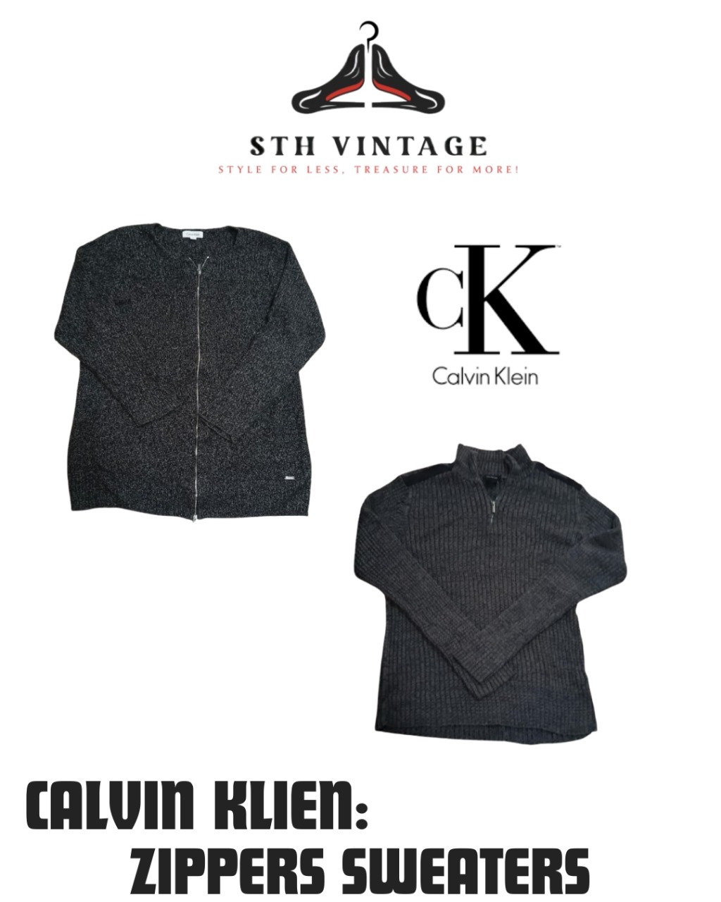 Calvin Klein Zippers
