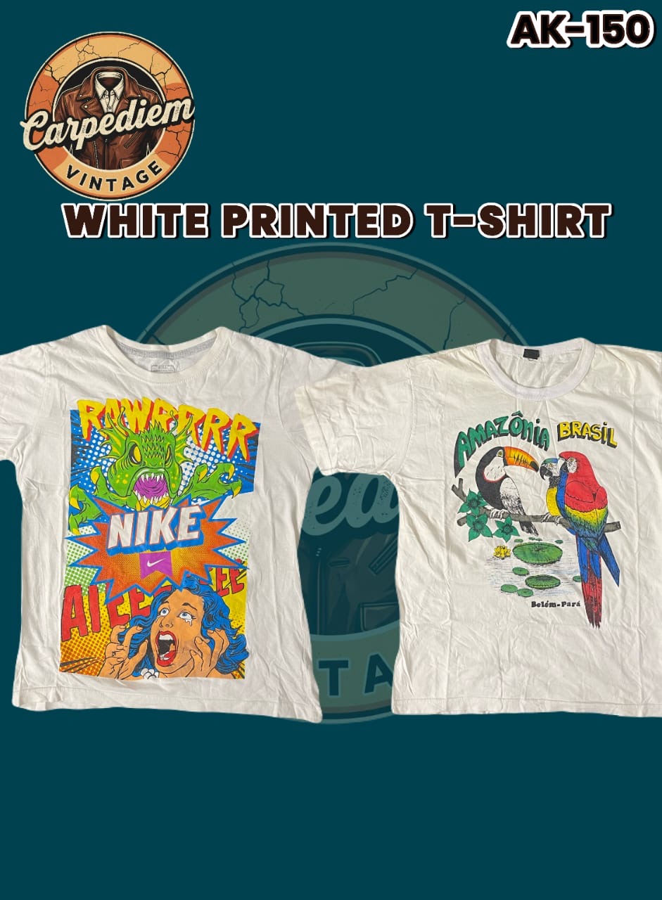 Camisetas Blancas Impresas Ak-150