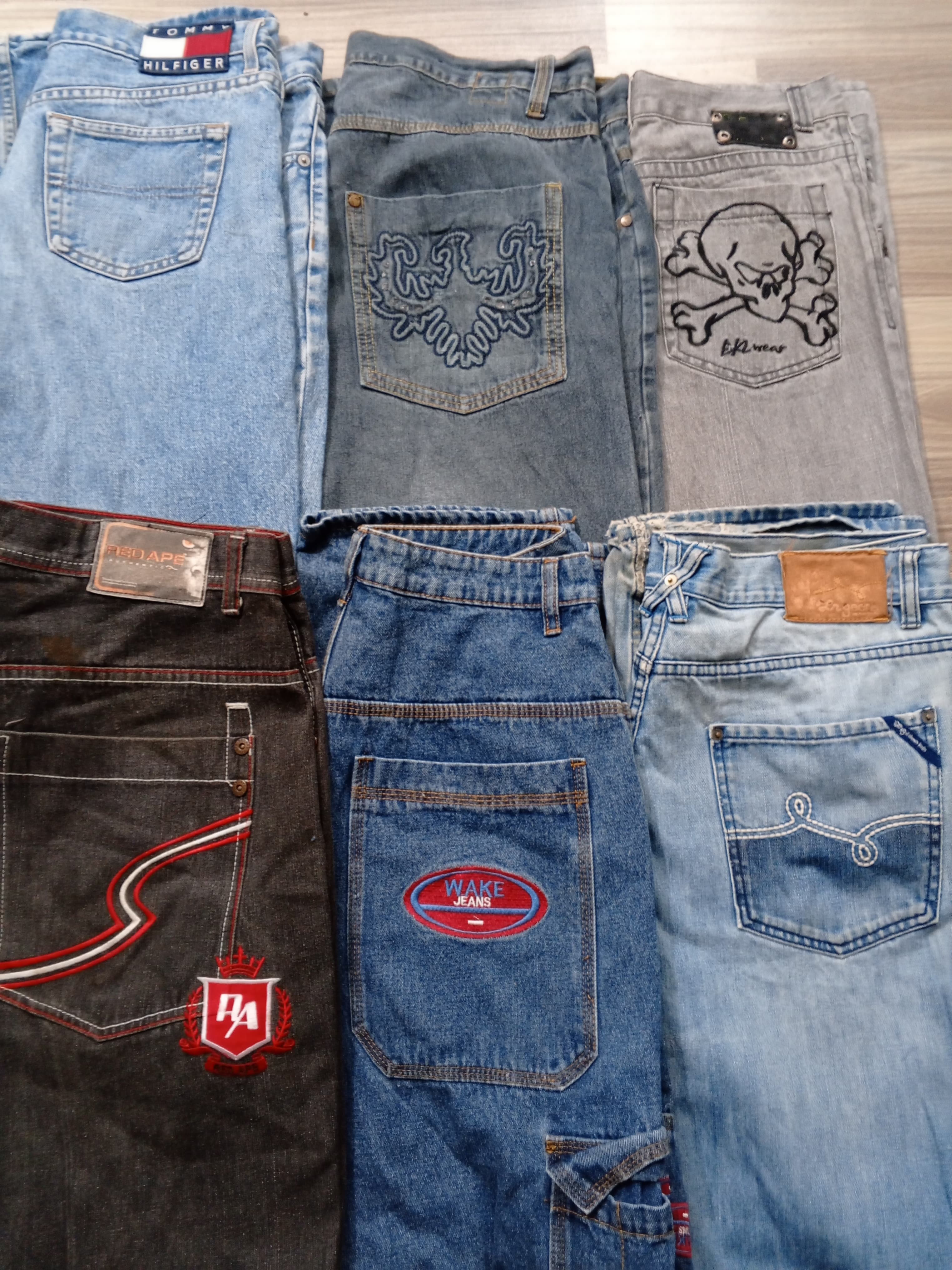 HD1125 Sac Homme Jean Designer Baggy