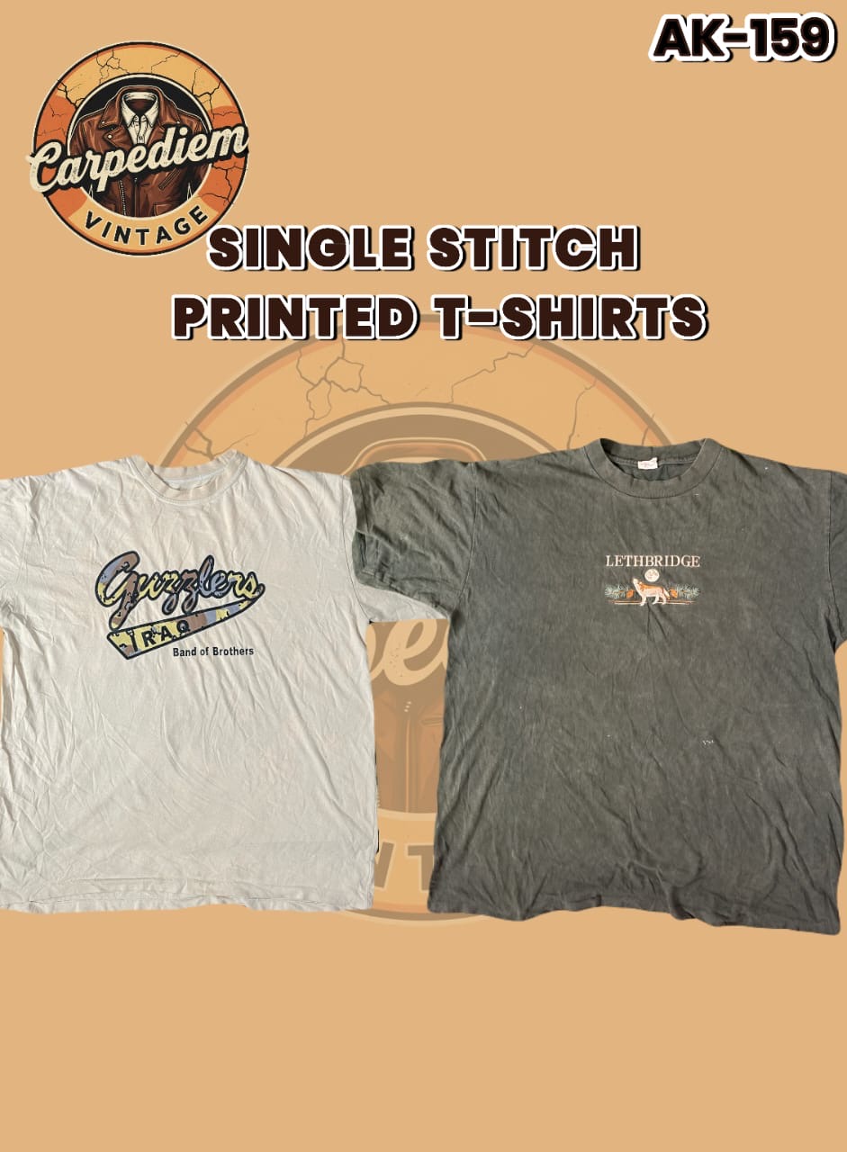 Camisetas de una sola costura Ak-159