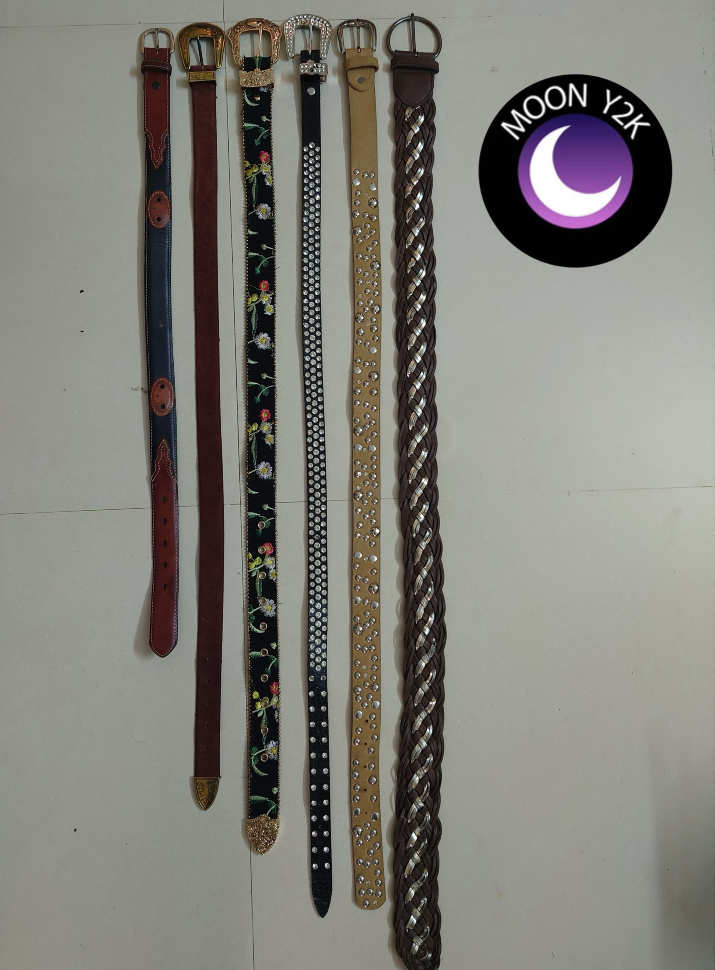 Y2K Unique Studded Belts (B-4)