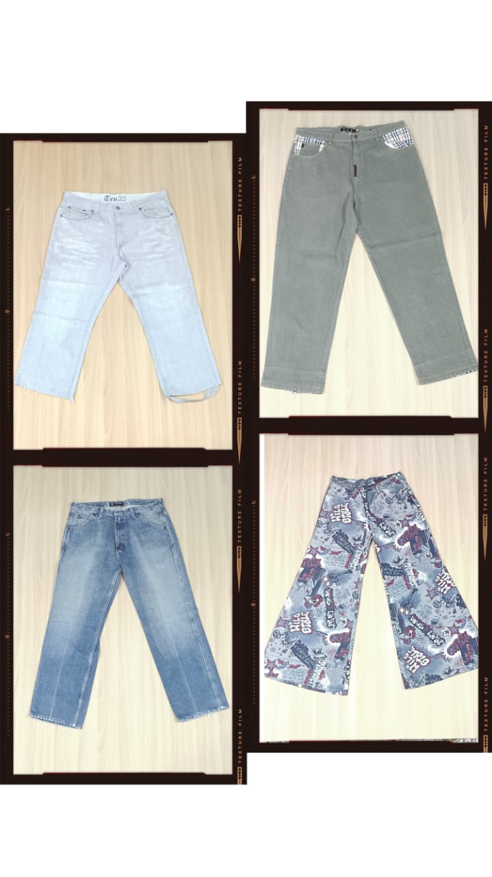 「JA 0443 ヴィンテージヒップホップバギージーンズ」