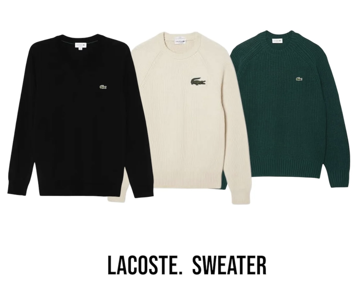 Suéteres Lacoste
