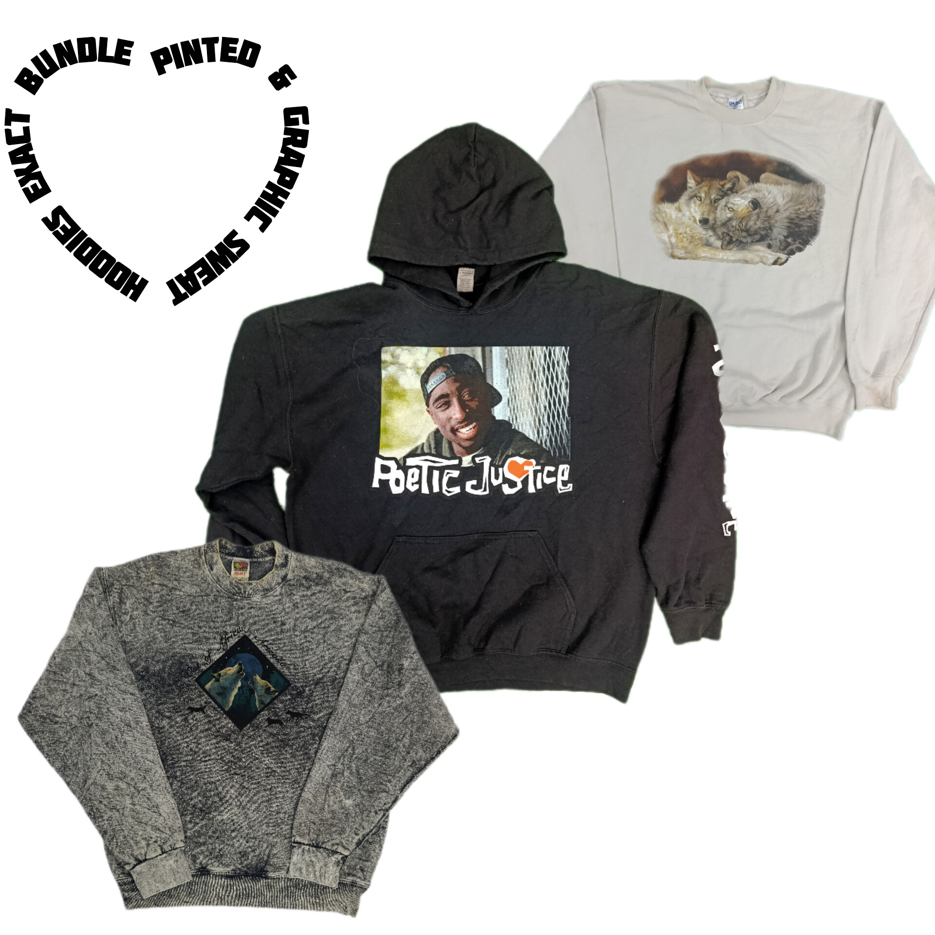 Grafische & bedruckte Hoodies | Streetwear, Y2K, Winter Vintage