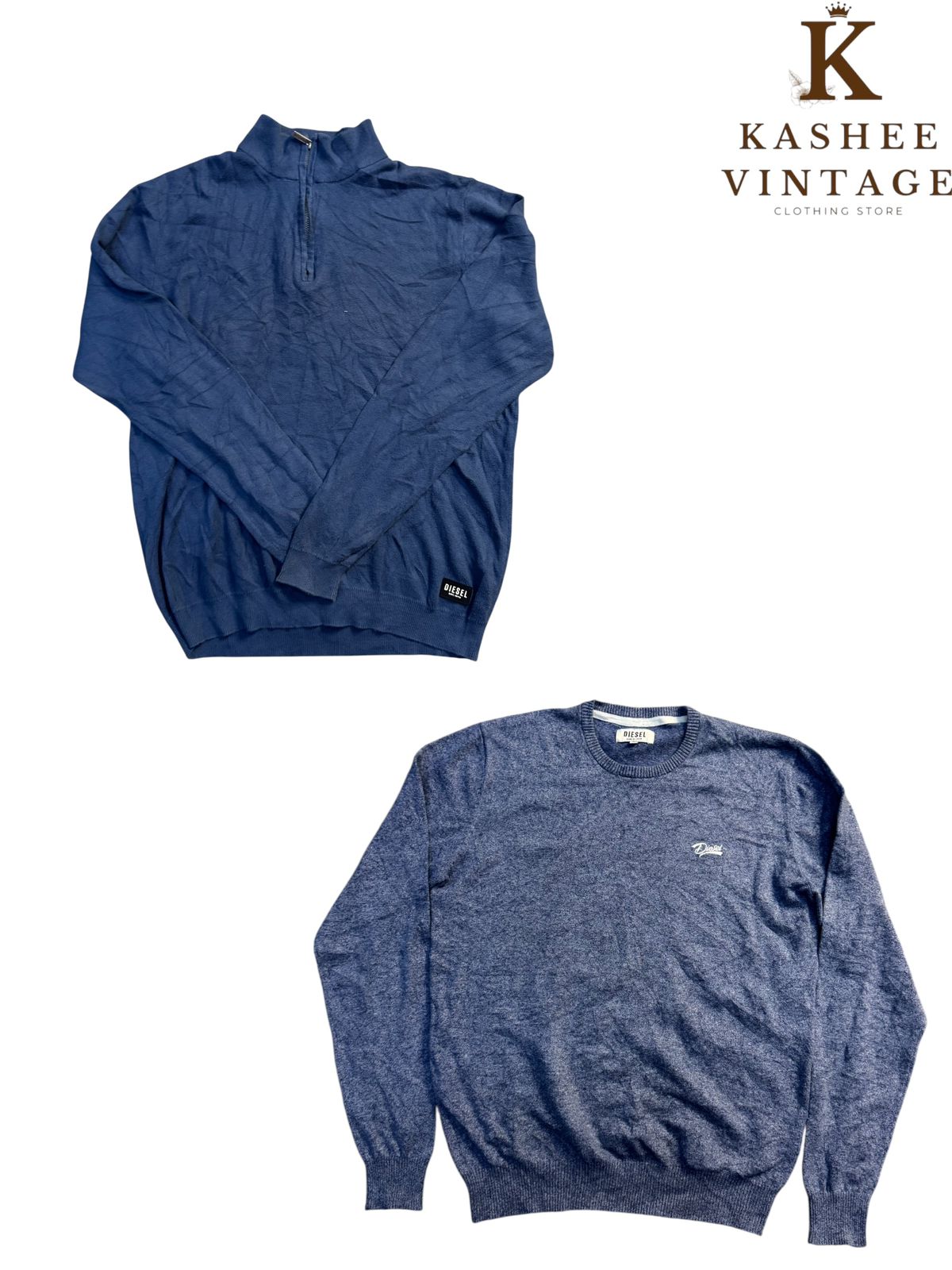 DIESEL sweater and Half zippers