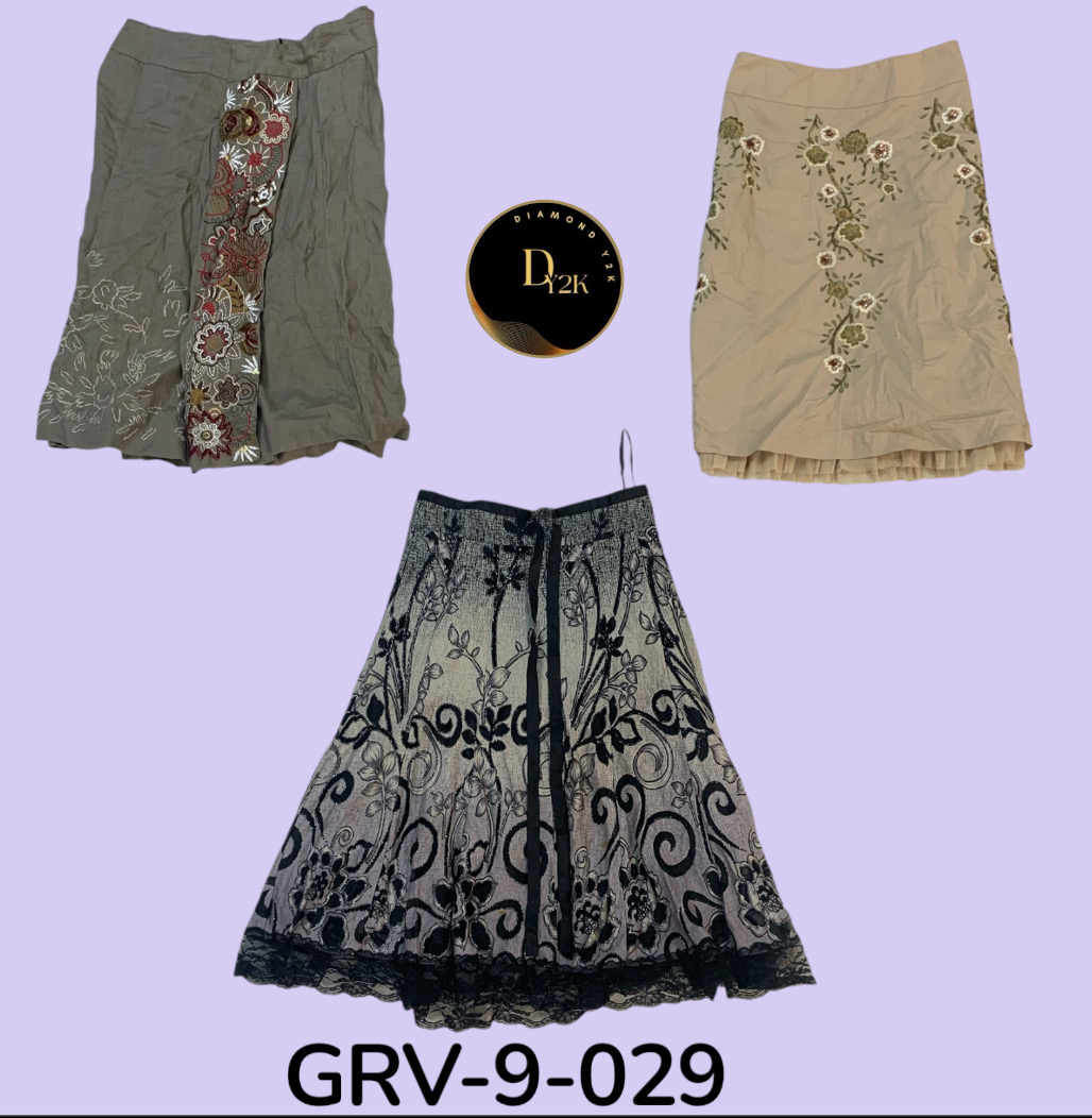 Brown Cotton Skirt – Durable, Stylish & Versatile Design( GRV-9-029)