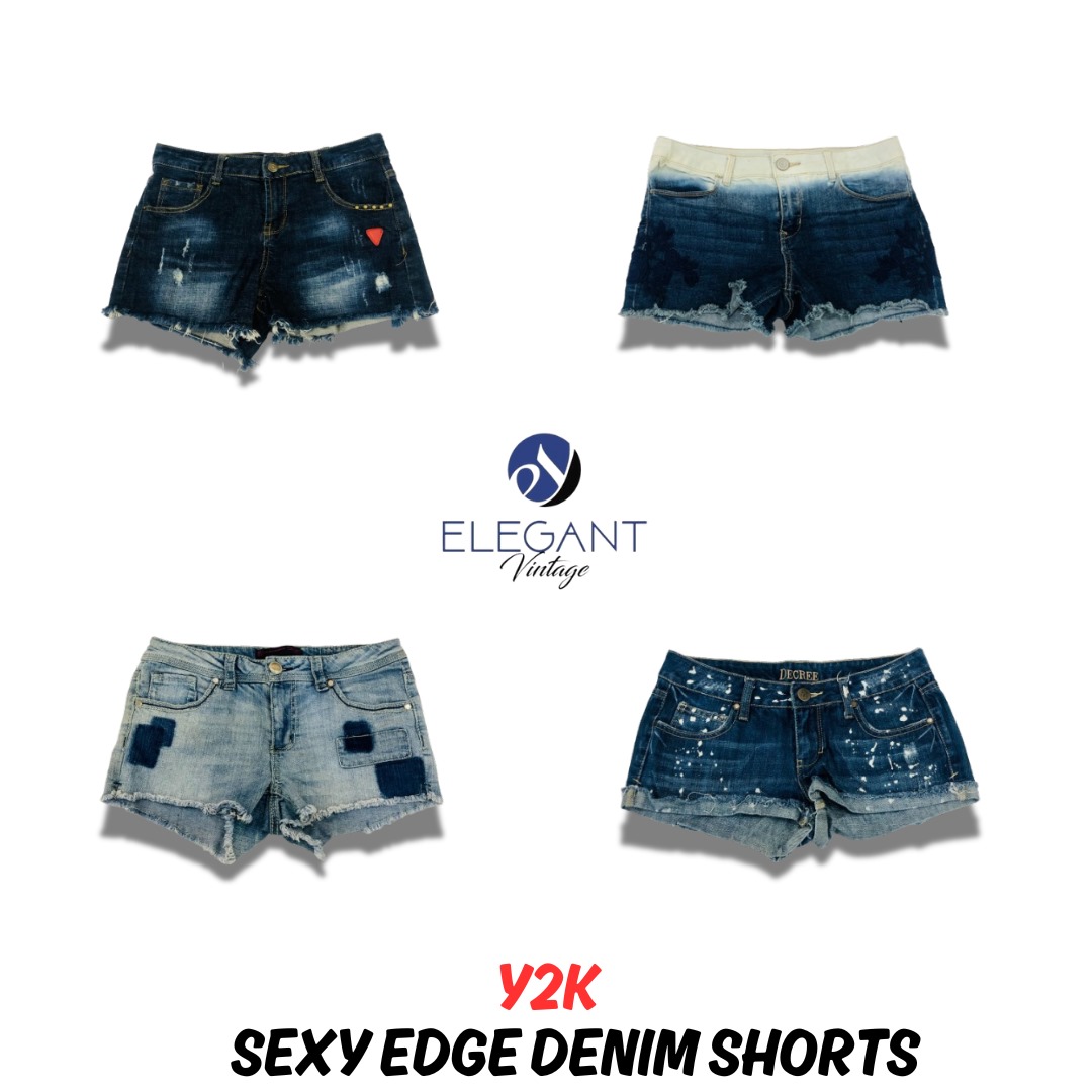 Y2K Sexy Edge Denim Shorts - EV0922