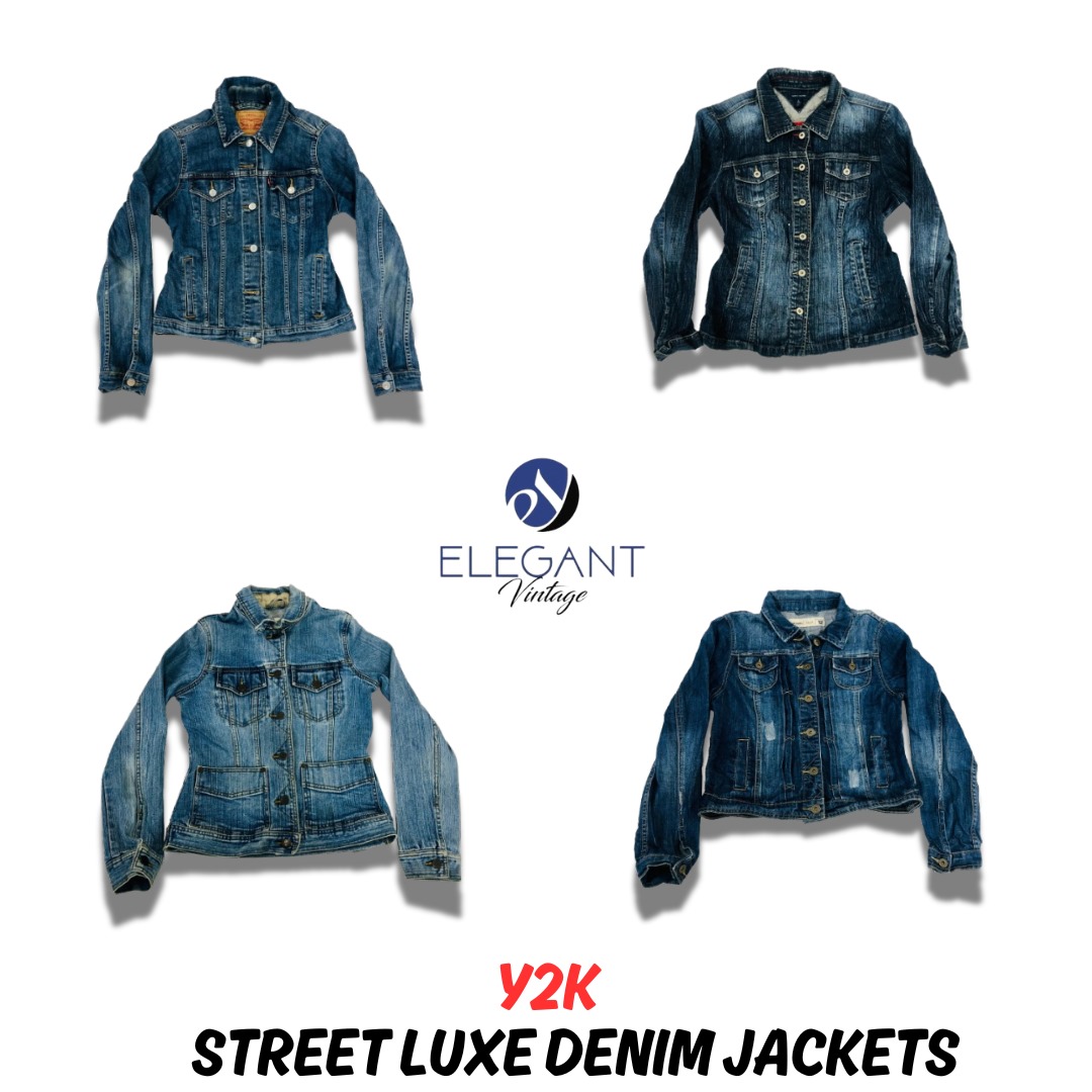 Y2K Street Luxe Denim Jackets - EV0928