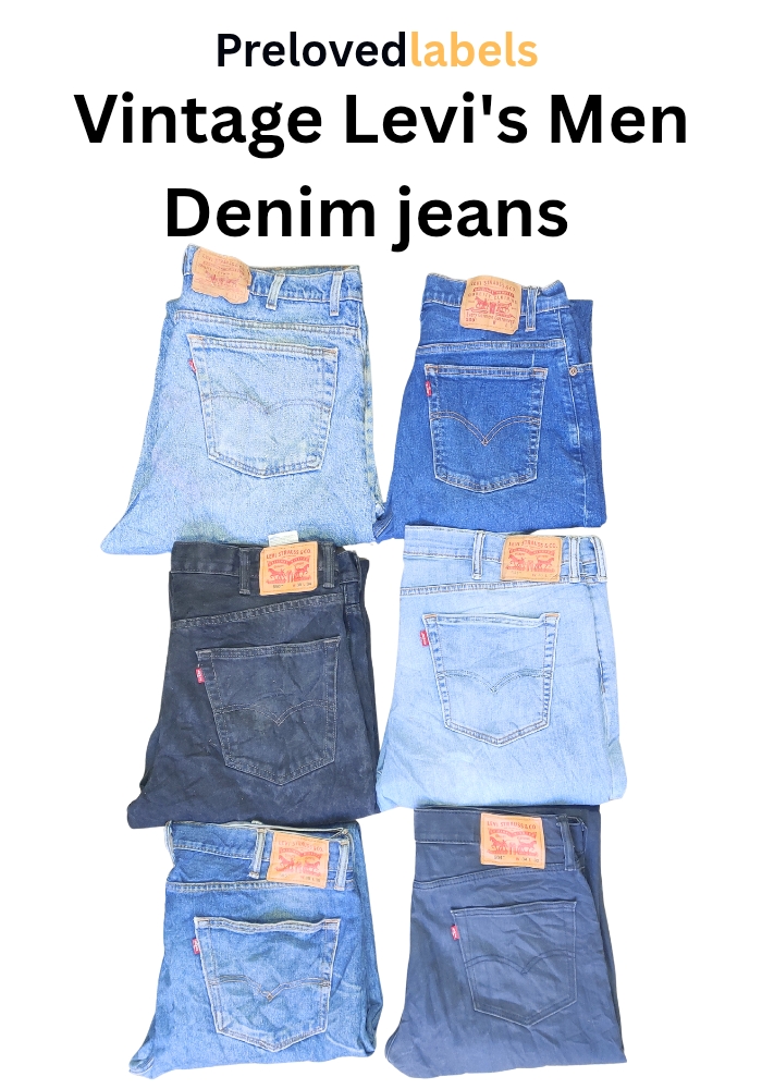 Vintage Herren Levi’s Denim Jeans Bundle – WCV 125