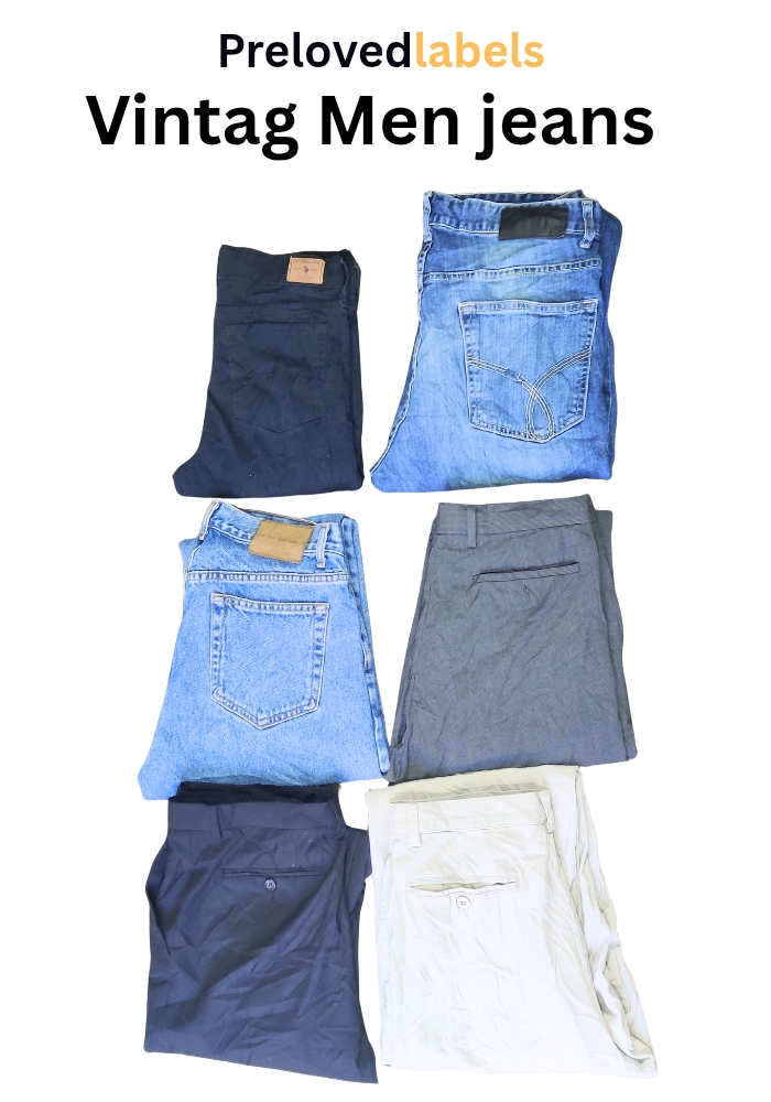 Vintage Herren Misch-Denim Jeans Bundle – WCV 128