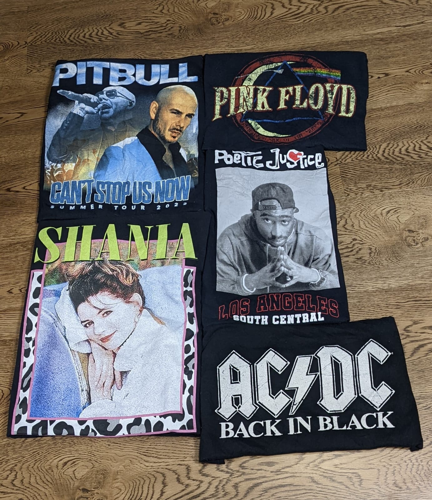 音楽プリントTシャツ
