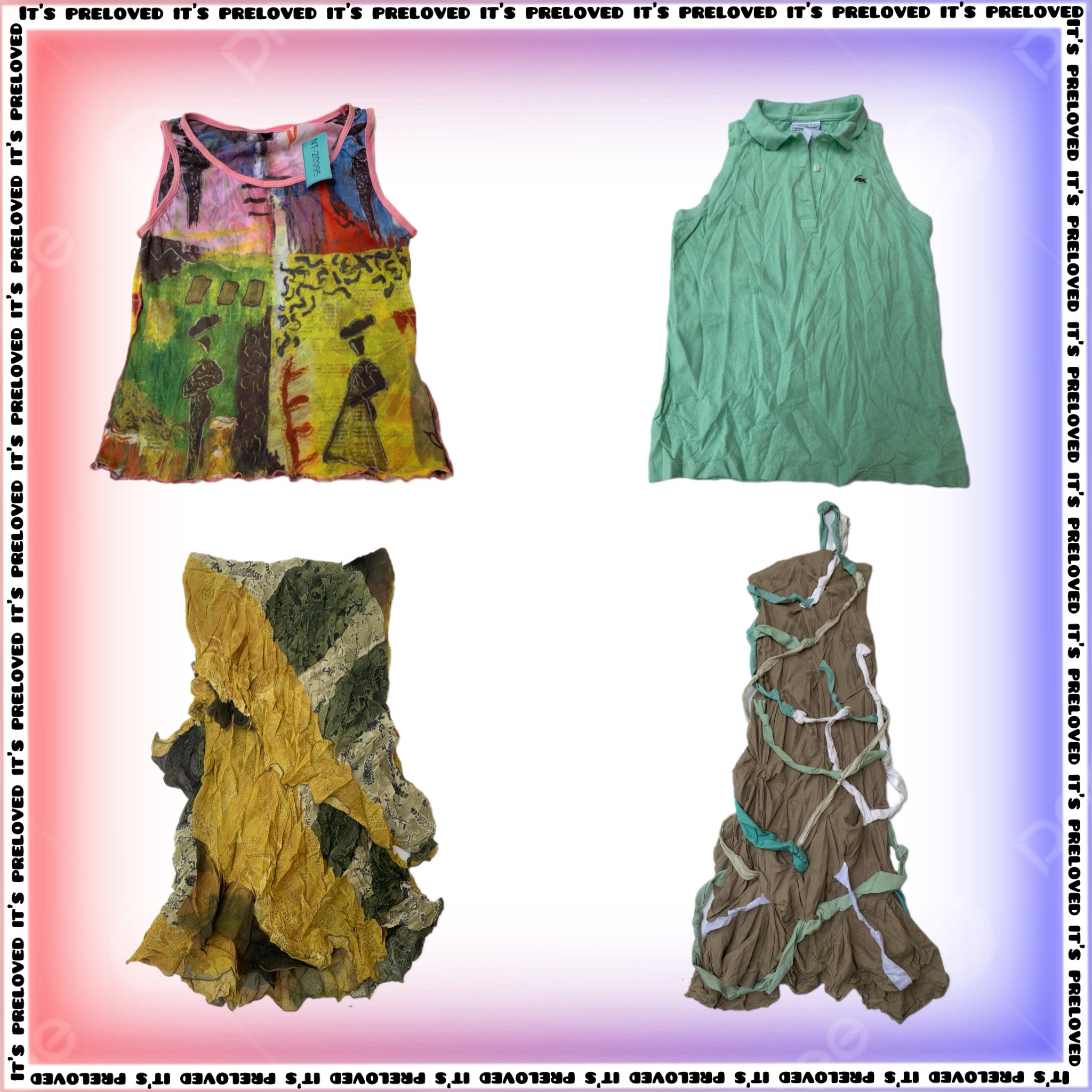Tops, abiti, gonne in stile Y2k Street (SS-1217)