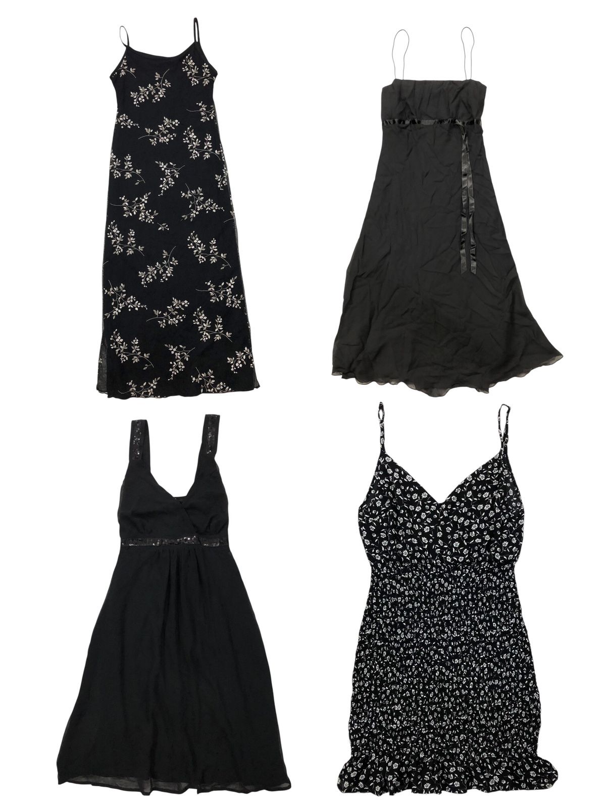 Vestidos y2k Negros y Lindos