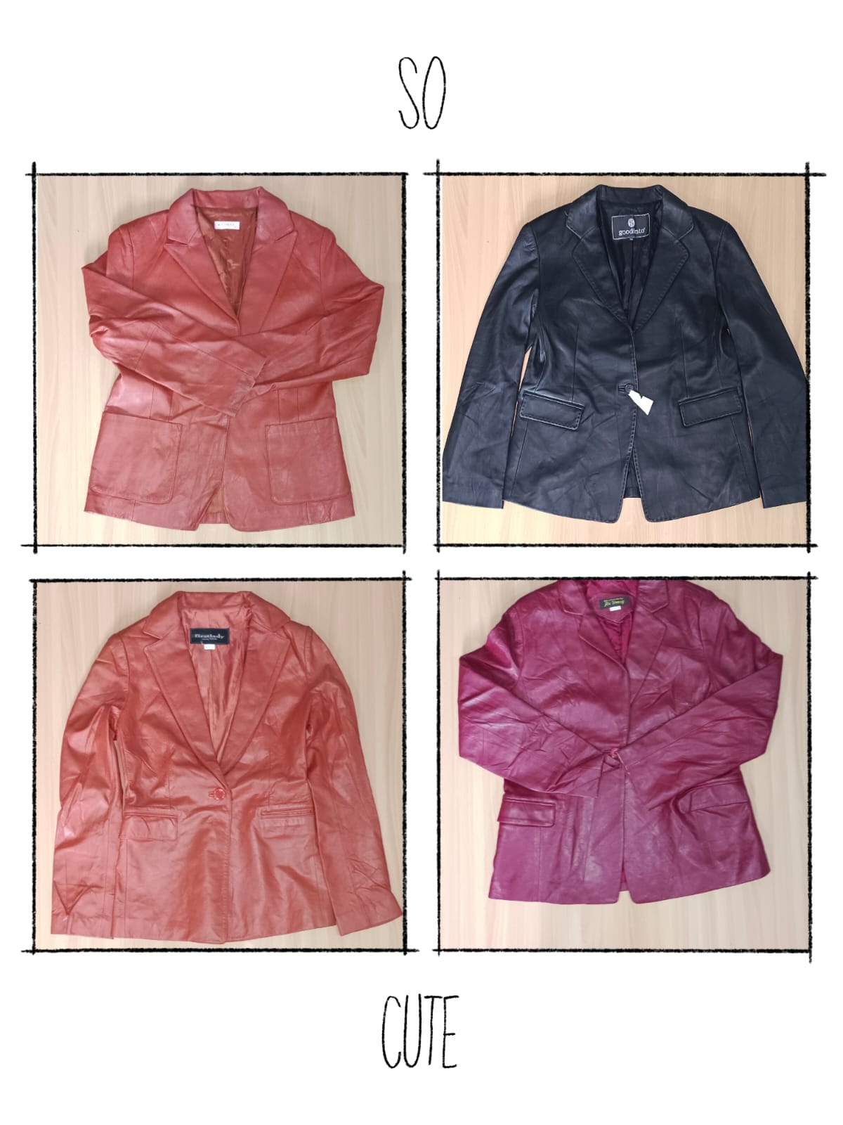 JA 0430 Y2K Damen Lederblazer