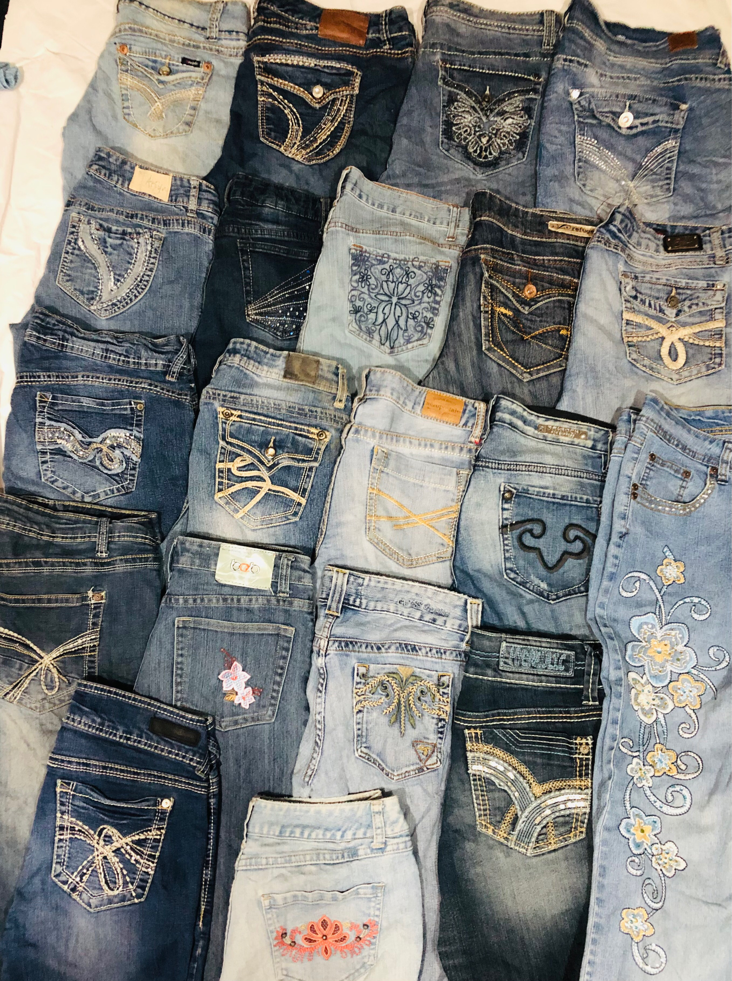 Y2k esteablished fleyeard jeans pant