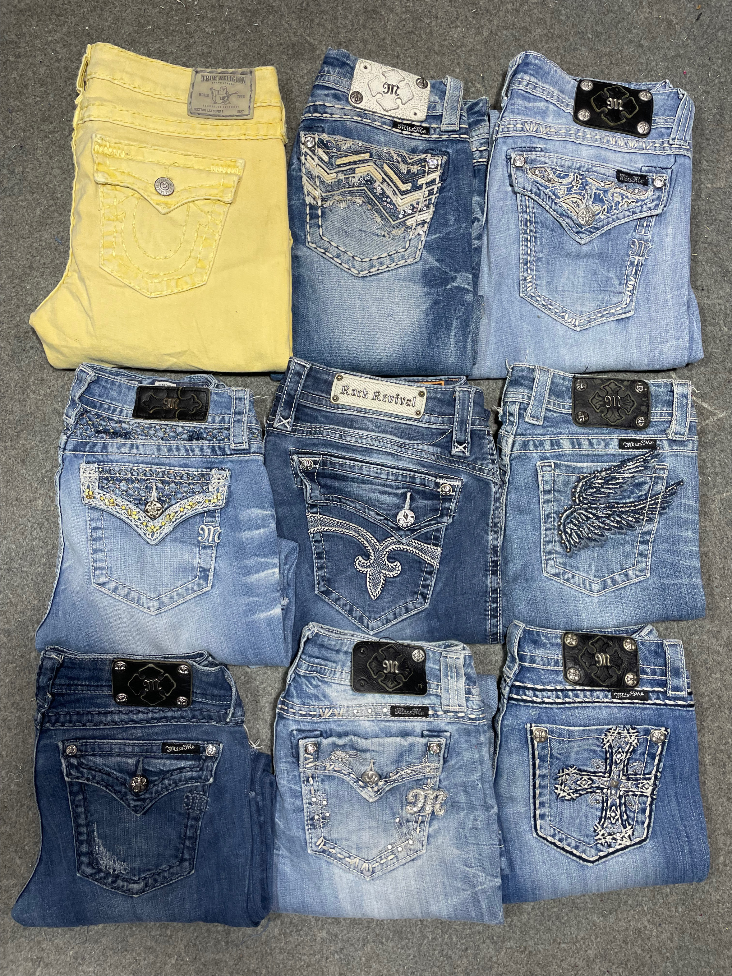 Miss me True Religion Rock Revival Capri/Cropped