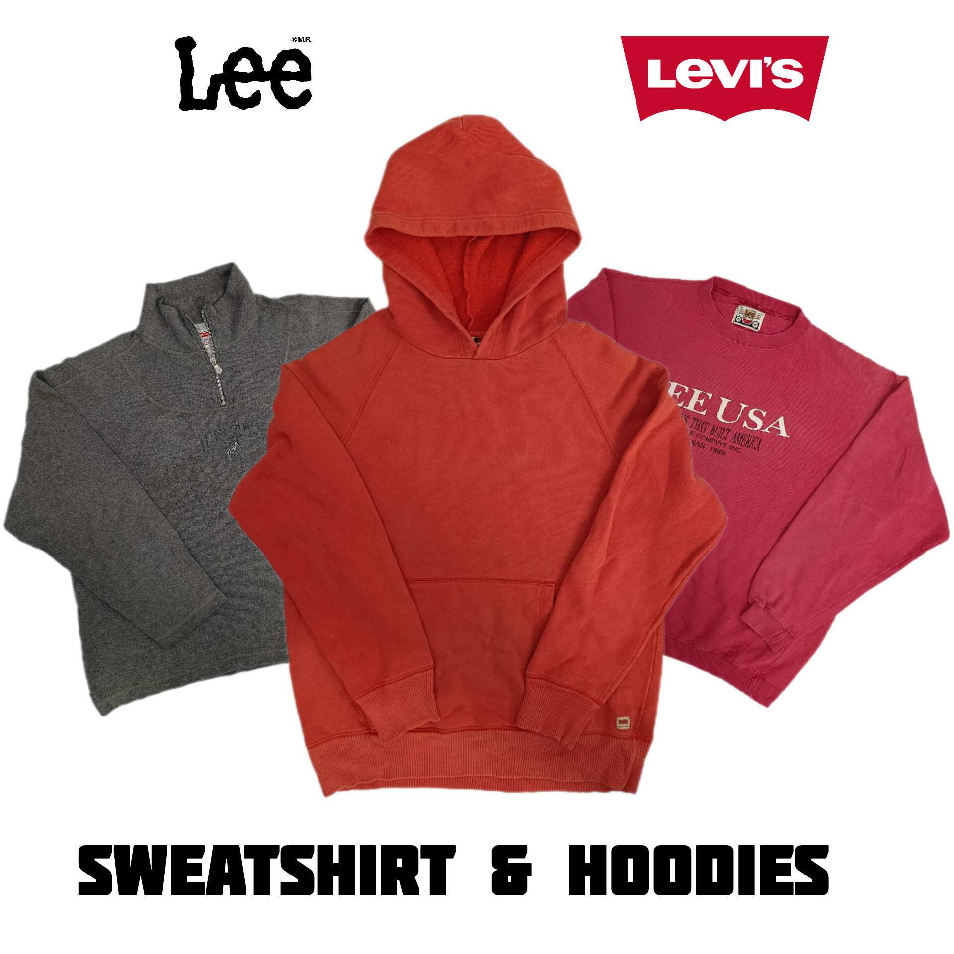 Lee, Levis Sweatshirts & Hoodies