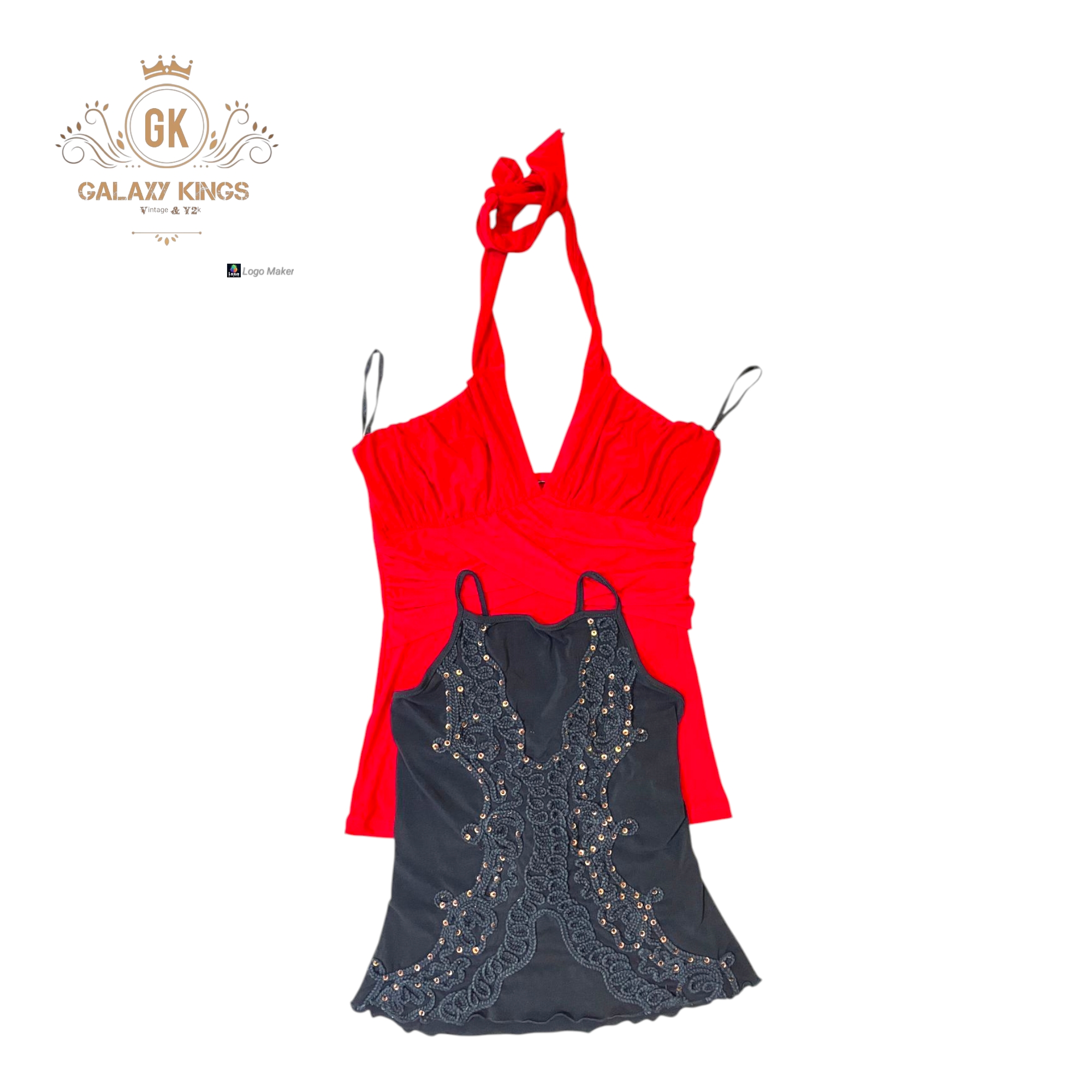 Red And Black Romantic Sexy Camisoles