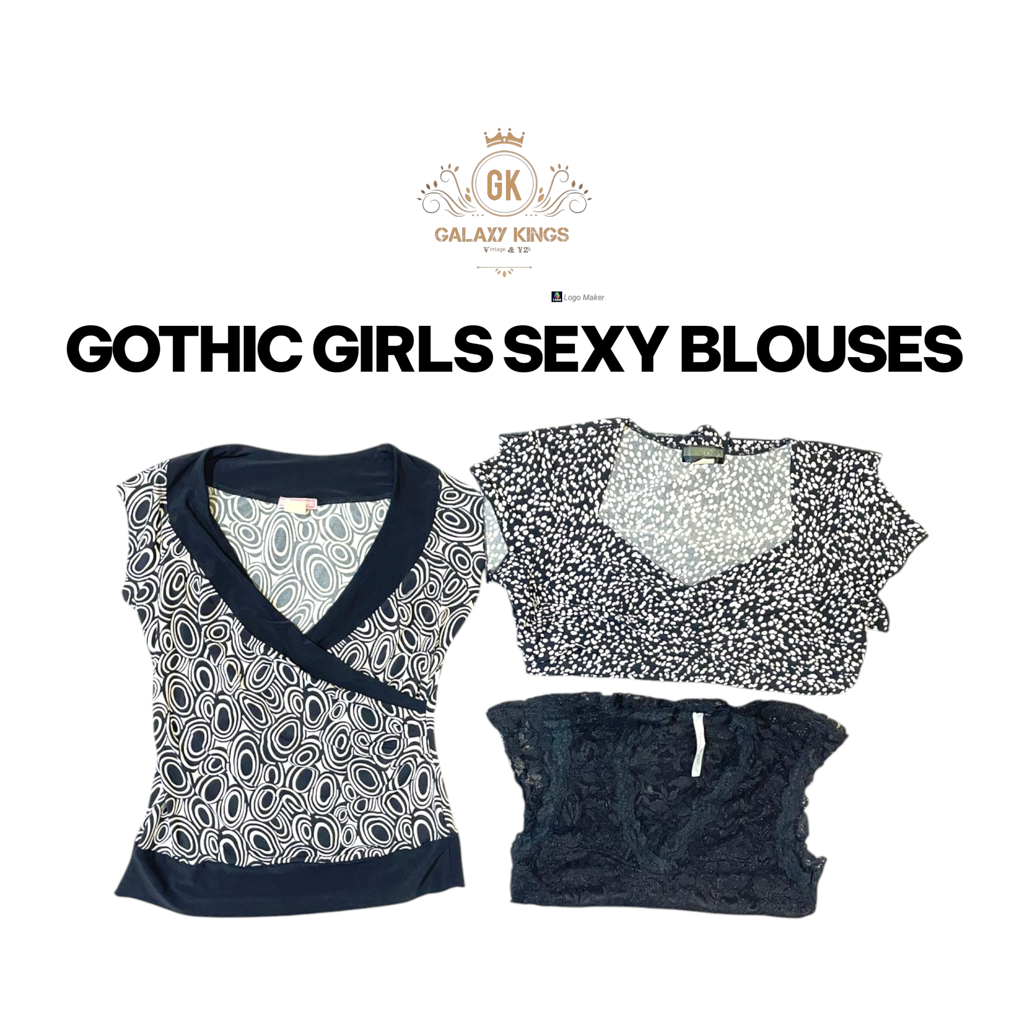 Gothic Girls Sexy Blouses