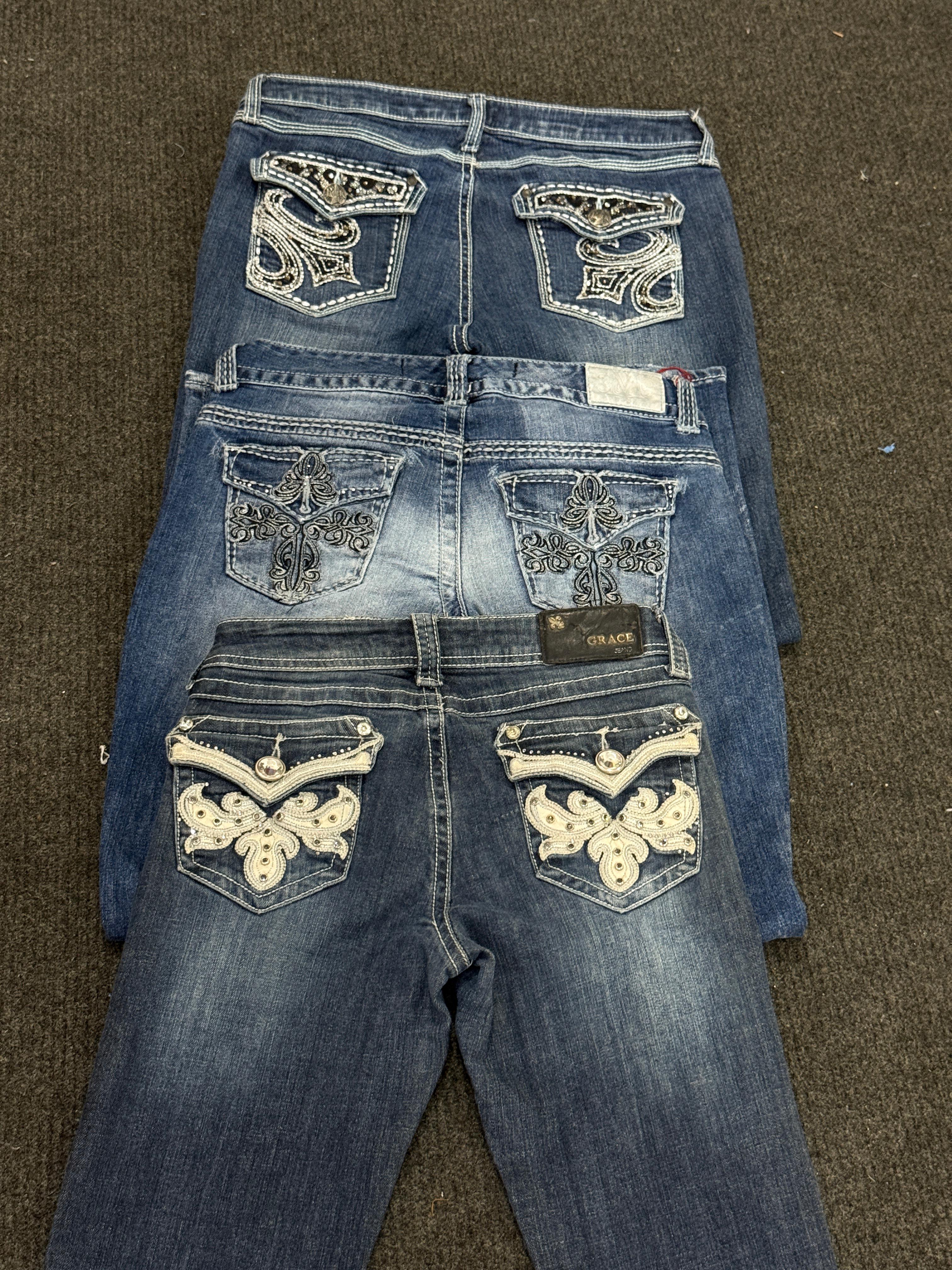 Jeans svasati Y2K