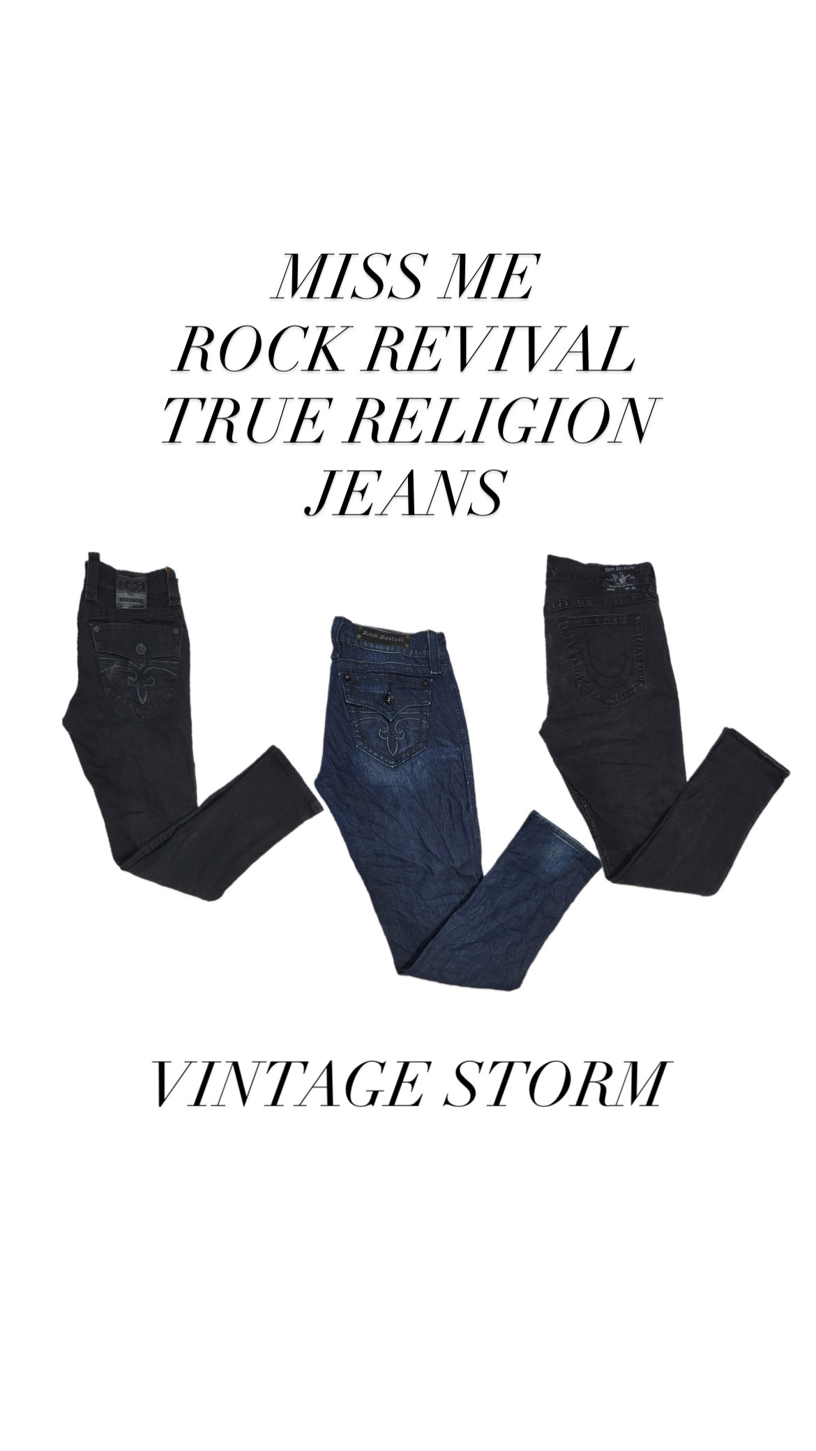 Miss Me Rock Revival True Religion Jeans - VS002