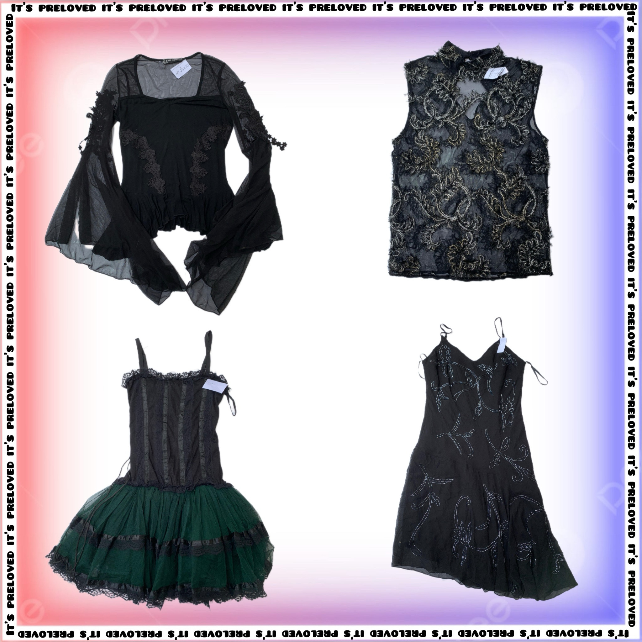 Dark Fairy tops, dresses, skirts (SS-1223)