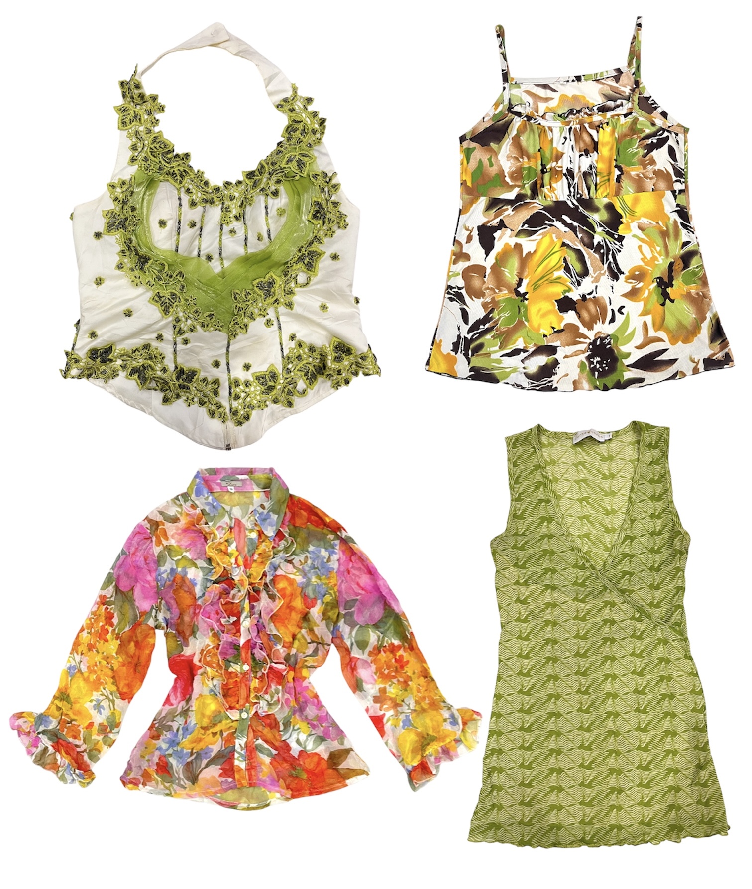 Y2k Flower Girl x Pretty Tops: S-1259