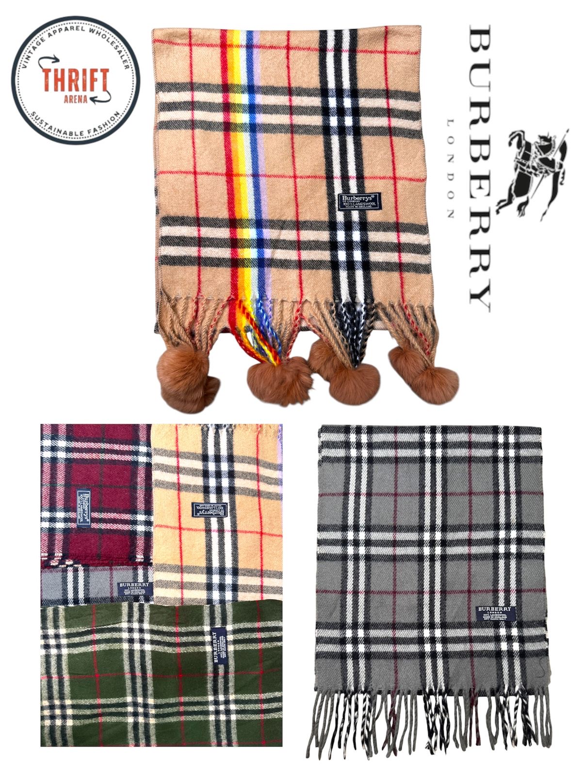 T1410 Burberry Scarves 🧣