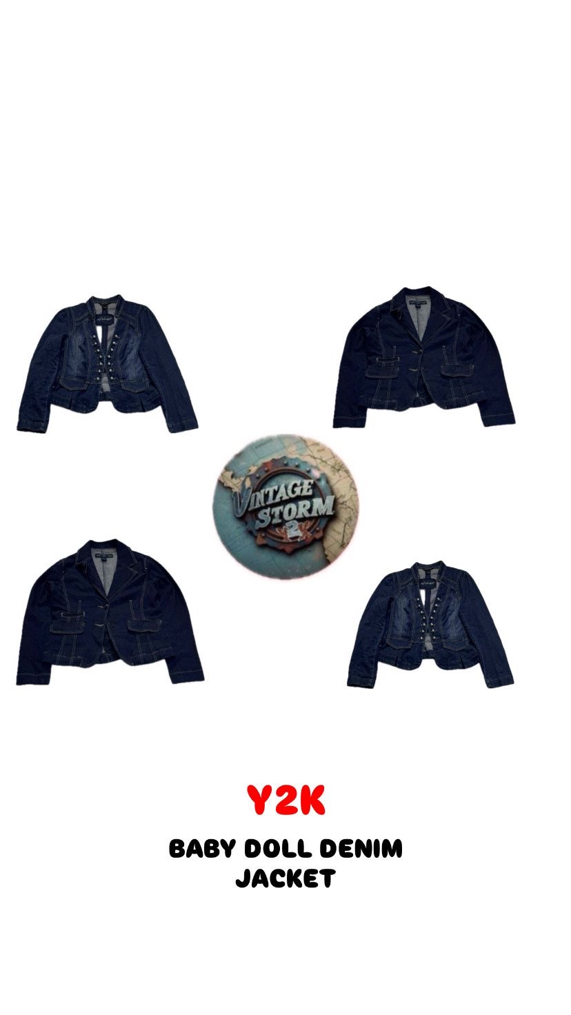 Vestes en jean Baby Doll Y2K
