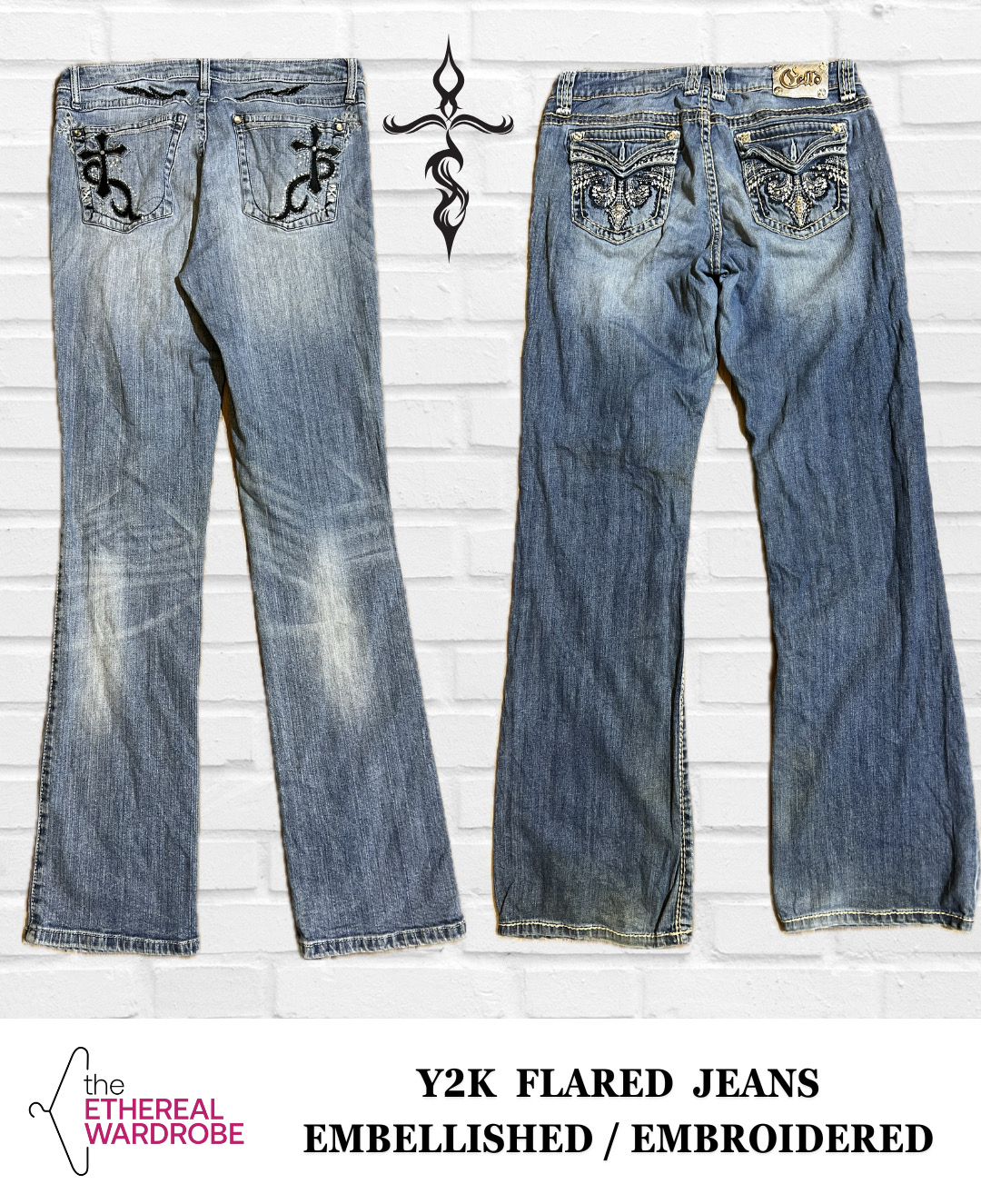 Y2K Lowrise Schlaghose / Bootcut Jeans