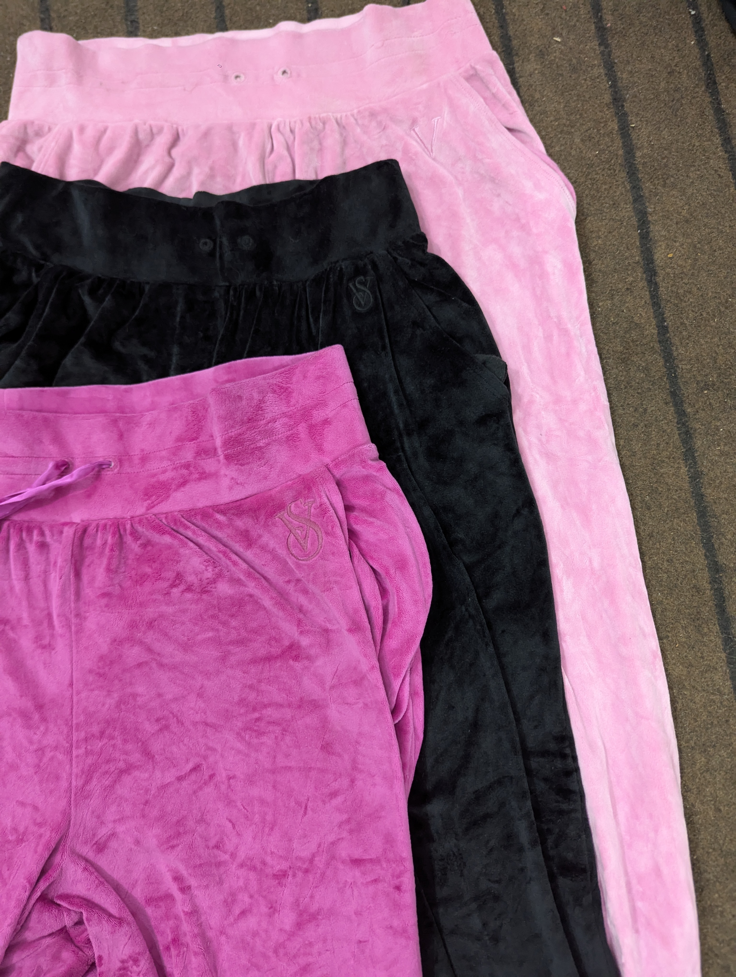 Damen Luxus Velours Hosen
