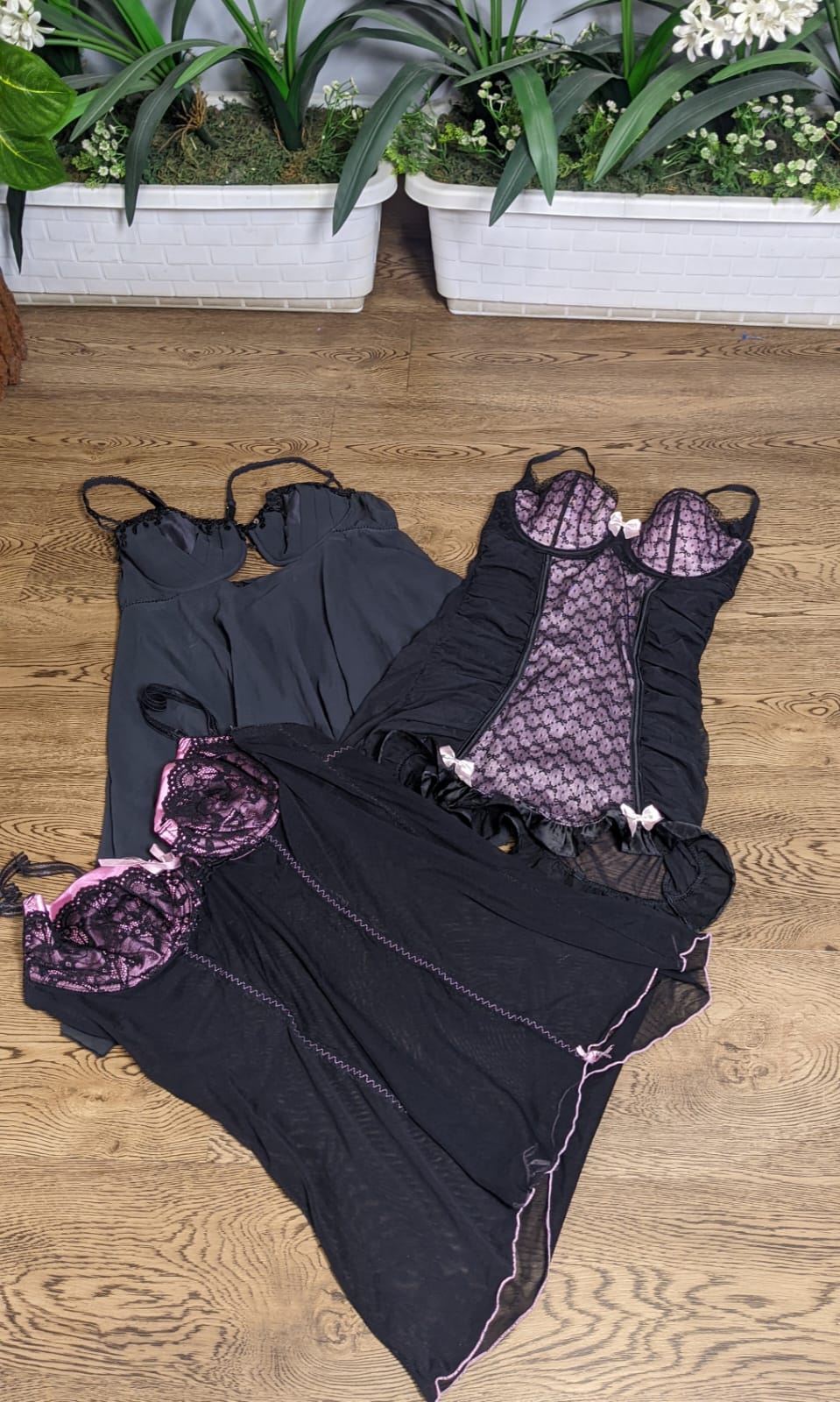 Black babydoll tops