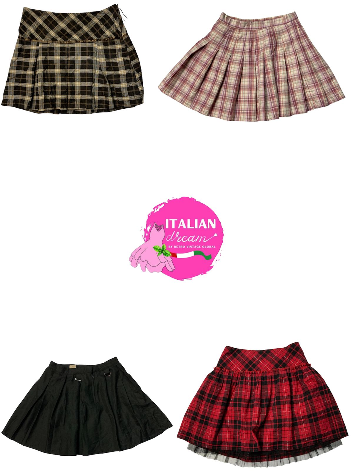 Jupes mini style tartan Y2k